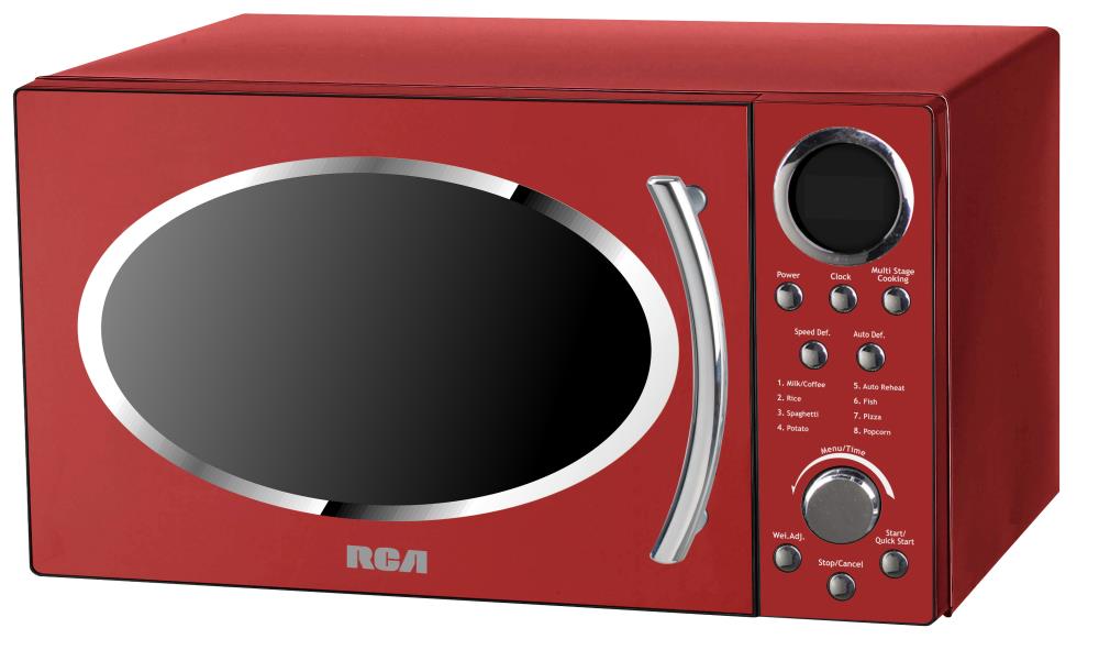 RCA RMW1132-RED 1.1 pies cúbicos 1000W Microondas, Rojo