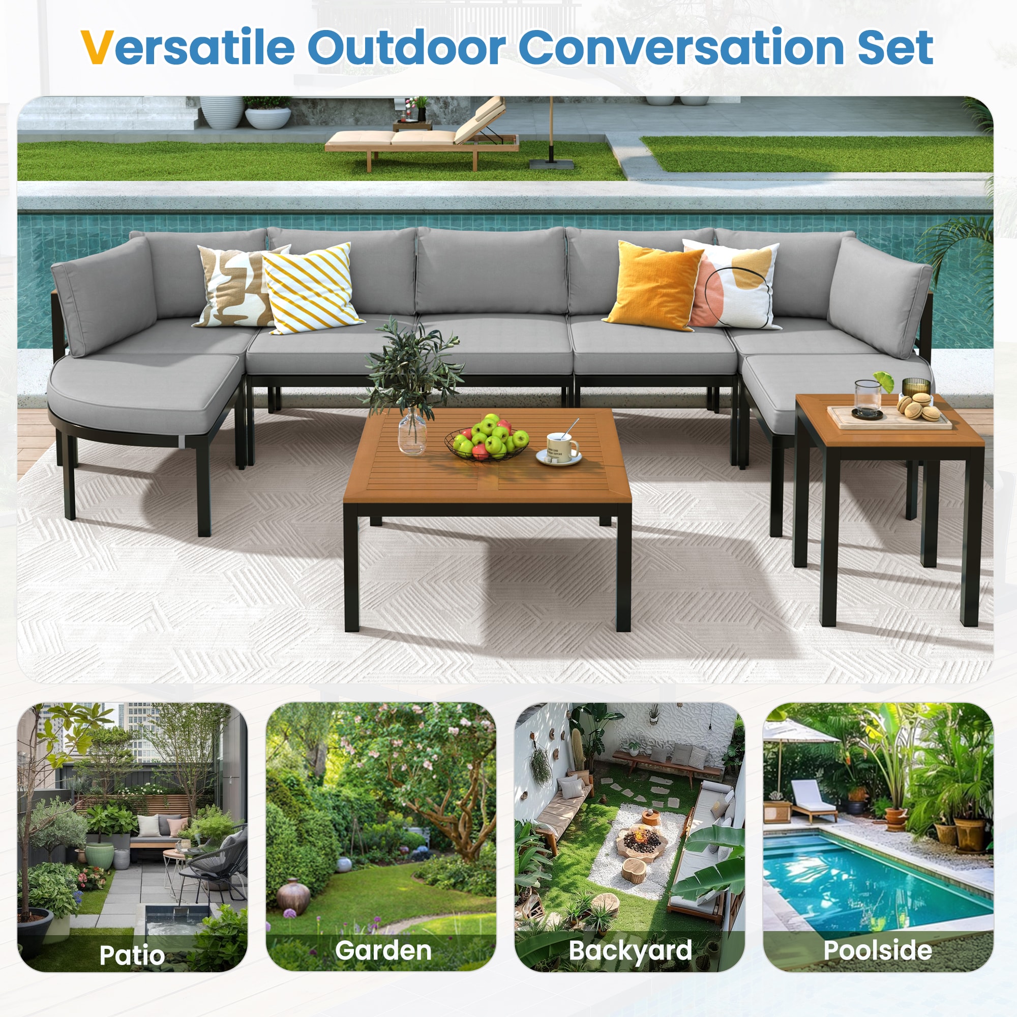 ModernLuxe L-N719Z000160E Patio-Conversation-Sets - View #3