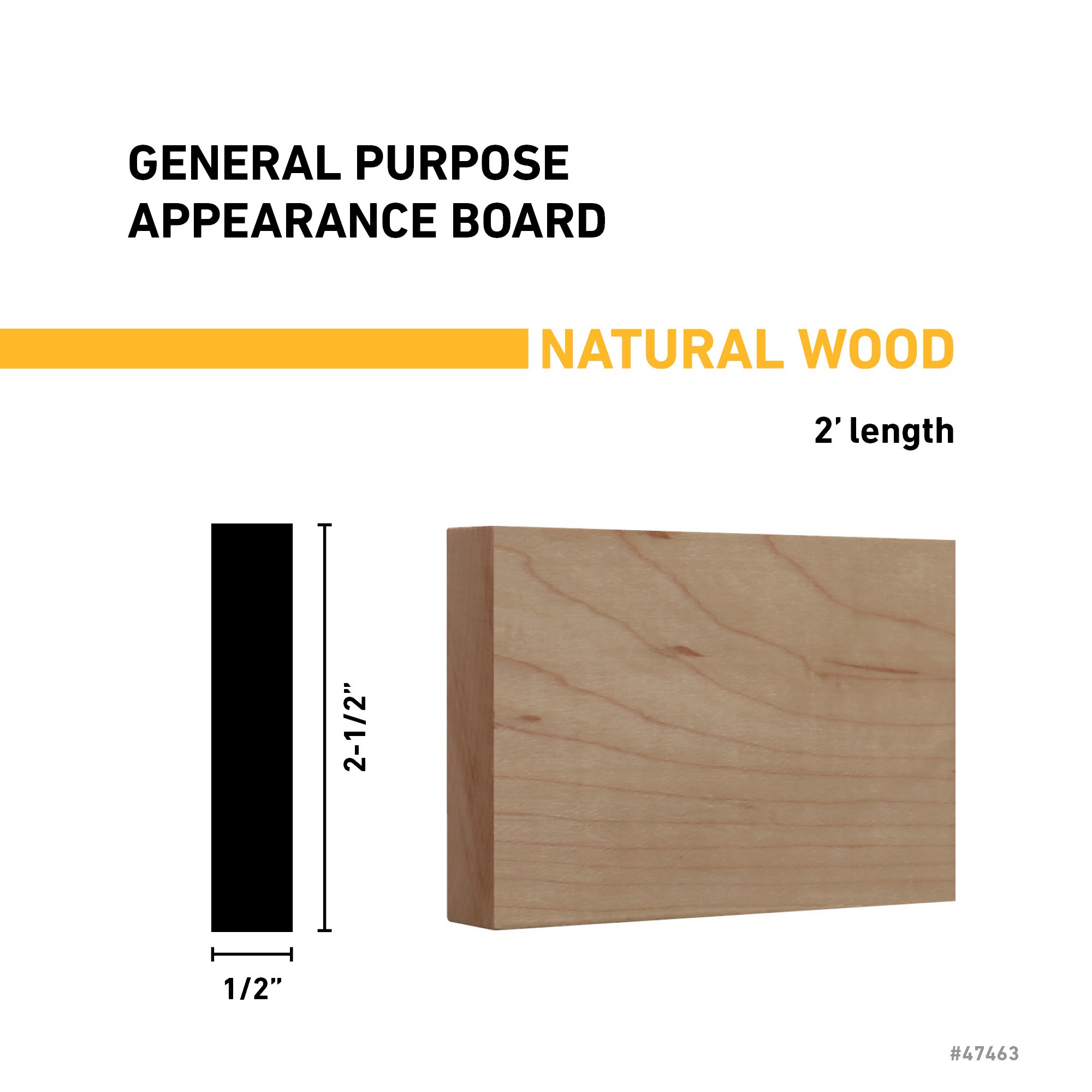 RELIABILT H 12X3 2 MAPLE Appearance-Boards - View #3