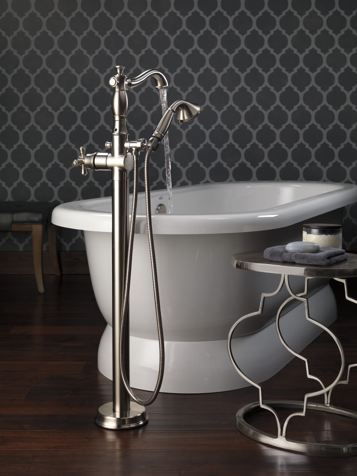 Delta T4797-SSFL-LHP Roman-Tub-Faucets - View #4