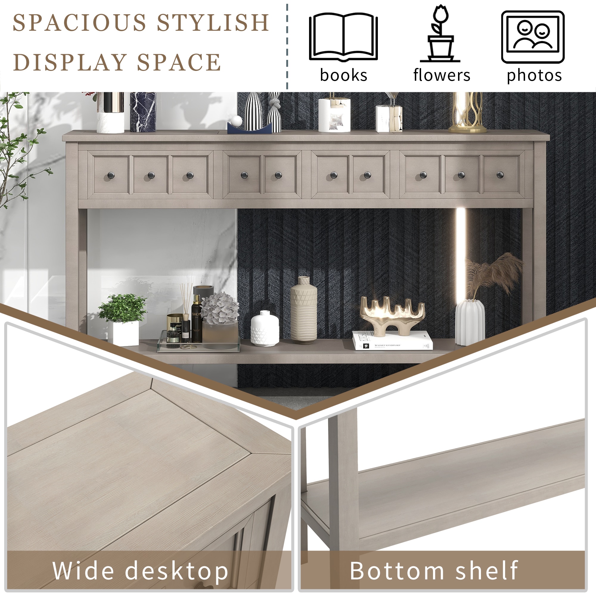 Mondawe OR-W7820K-TR Console-Sofa-Tables - View #8