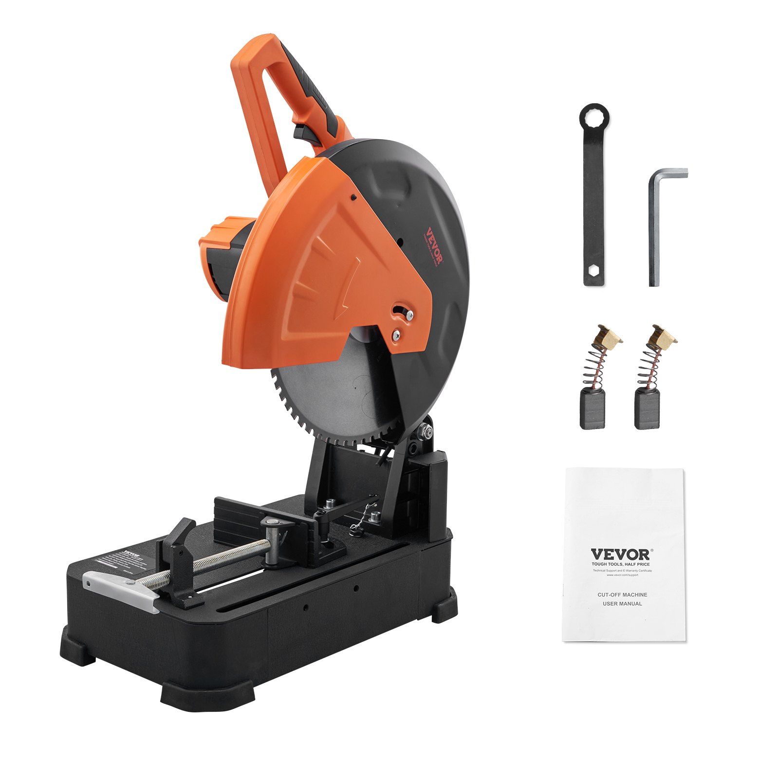 Tatayosi Chop Saw 14 Inch Blade Diameter Cut Off Saw 2800W 1200RPM Steel Cutting Machine 0-45 degree Adjustable Dry Cut Chop Saw Miter Saw for Cutting Metal Cold Cut Saw for Steel Rebar Iron Aluminum