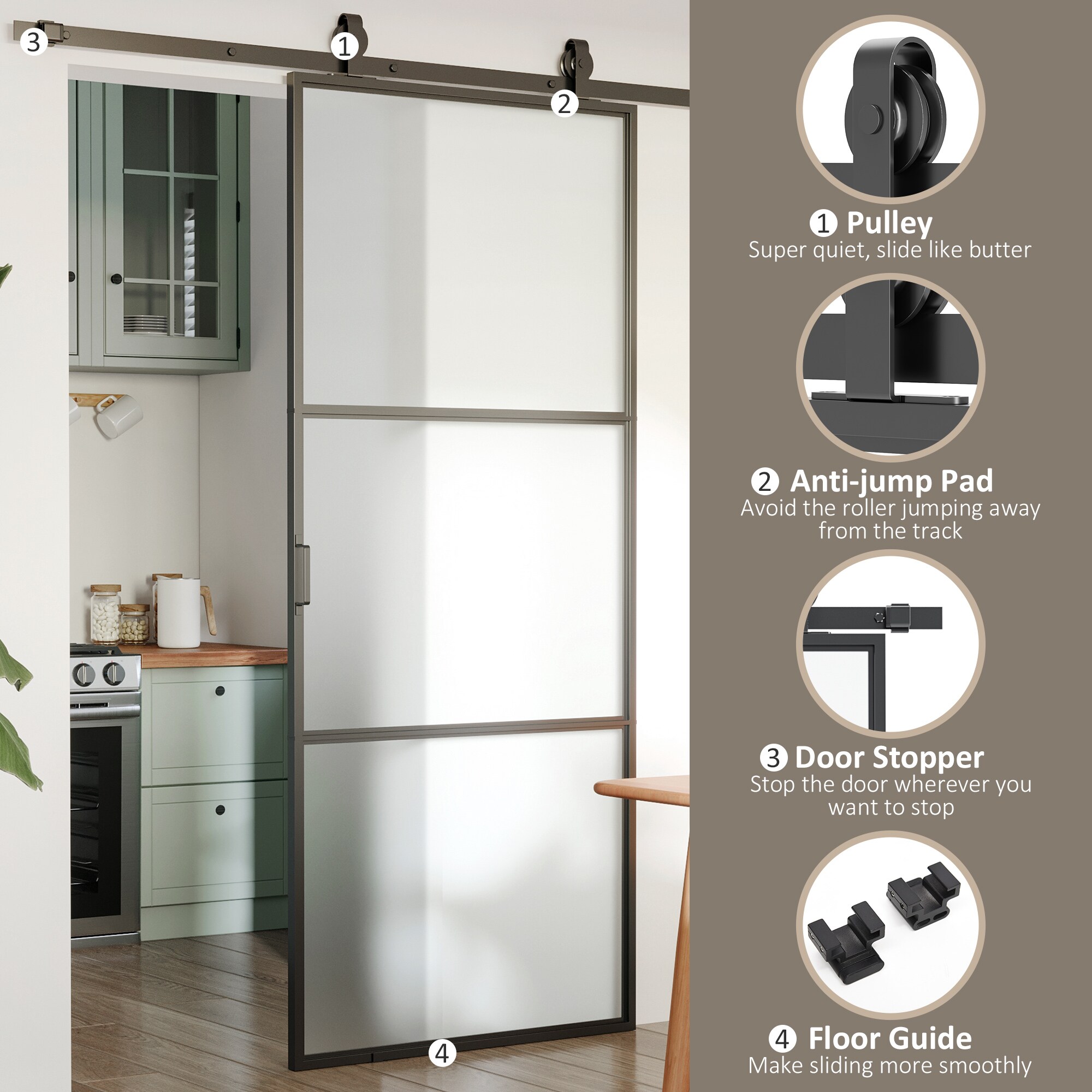 LOVMOR SF-M-W2225P160419 Barn-Doors - View #6