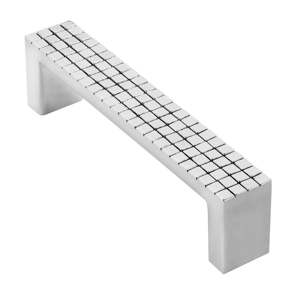 Wisdom Stone 410096CH Trousdale 3-3/4-in , 96mm Center to Center Polished Chrome Rectangular Bar