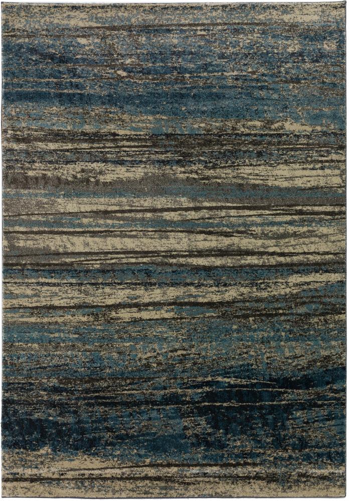 Addison Rugs AAT32BL10X13 Atlas 10 x 13 (ft) Polypropylene Blue Rectangular Indoor Abstract Industrial Area rug