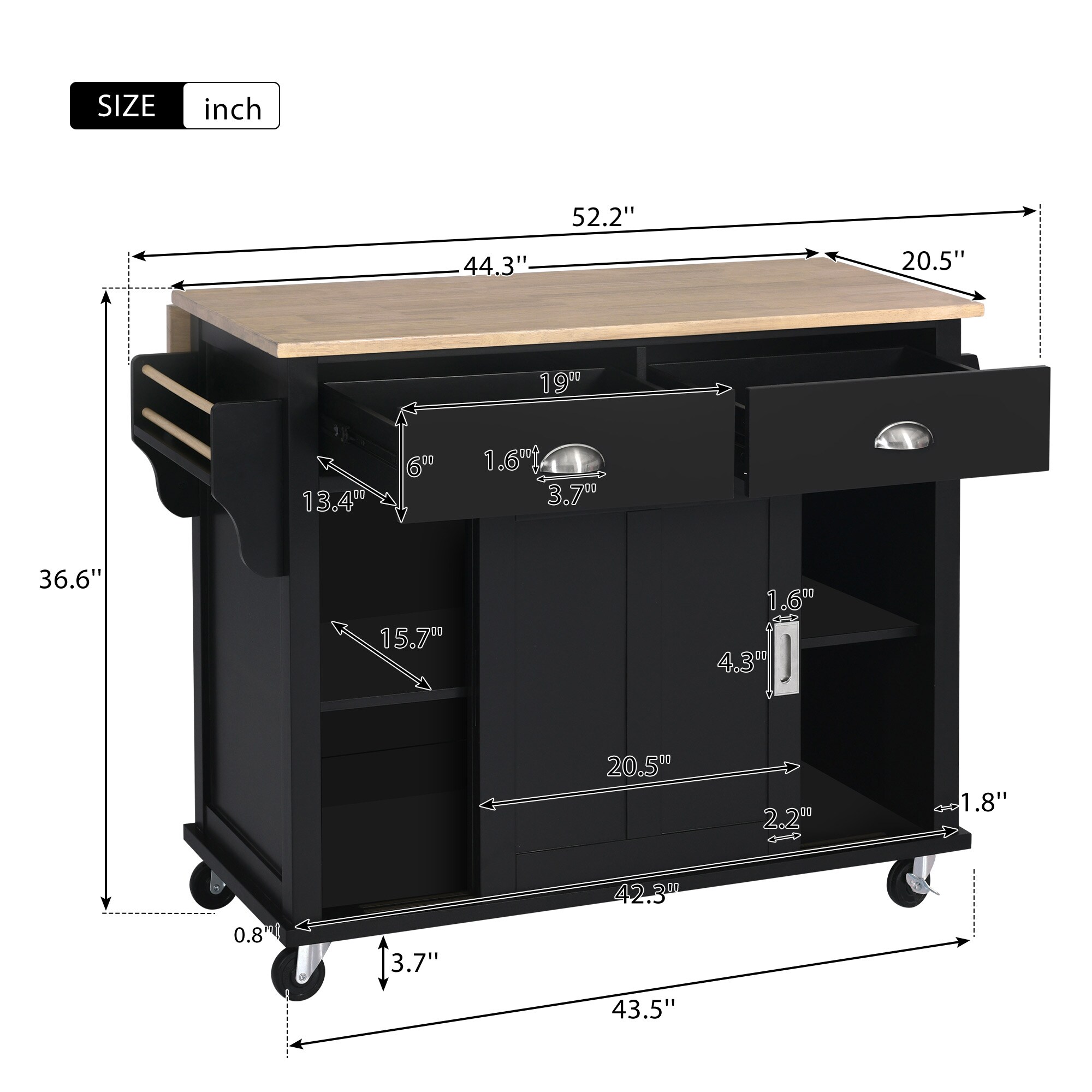 SINOFURN SYB260029BK Kitchen-Furniture - View #17