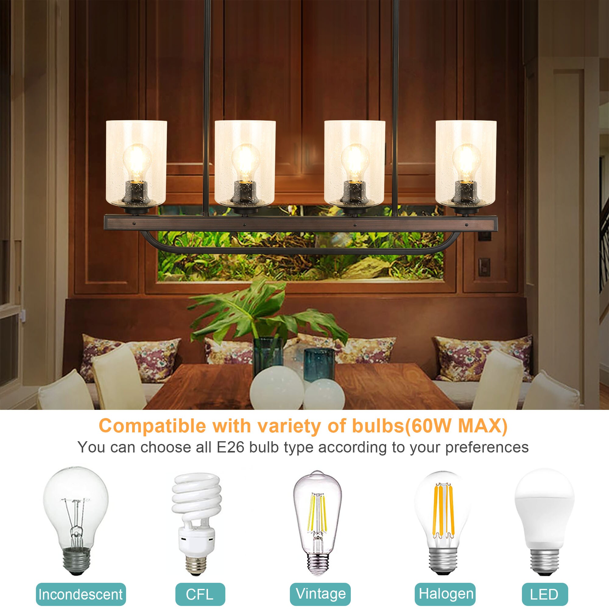 Depuley WS-FND76-60B Pendant-Lights - View #3