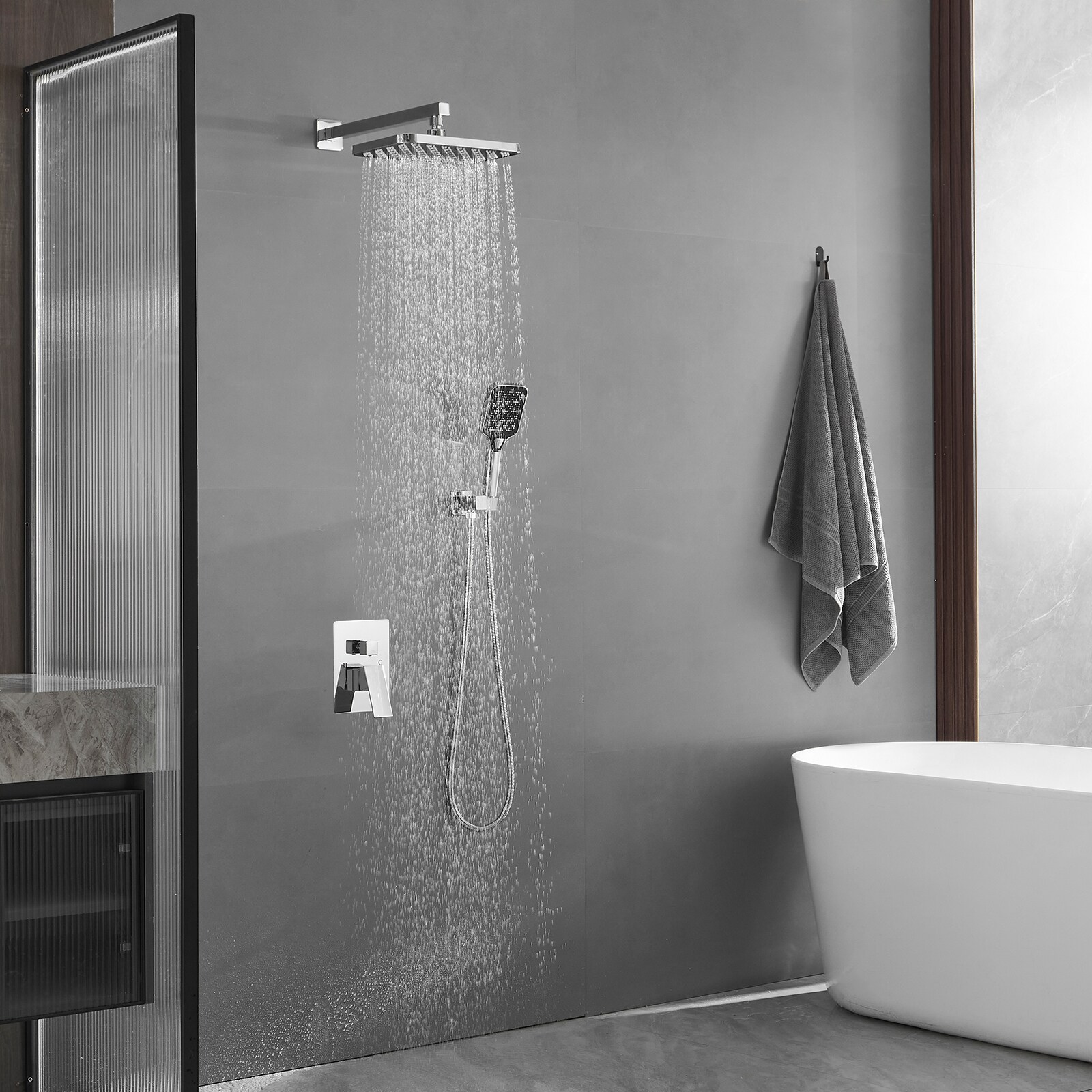 WELLFOR FH795039-C Showerhead-Bar-Panels - View #2