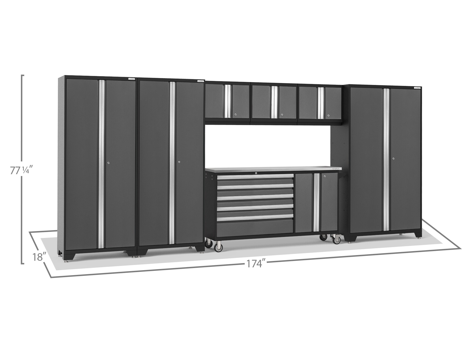 NewAge Products 50587 Garage-Storage-Systems - View #3