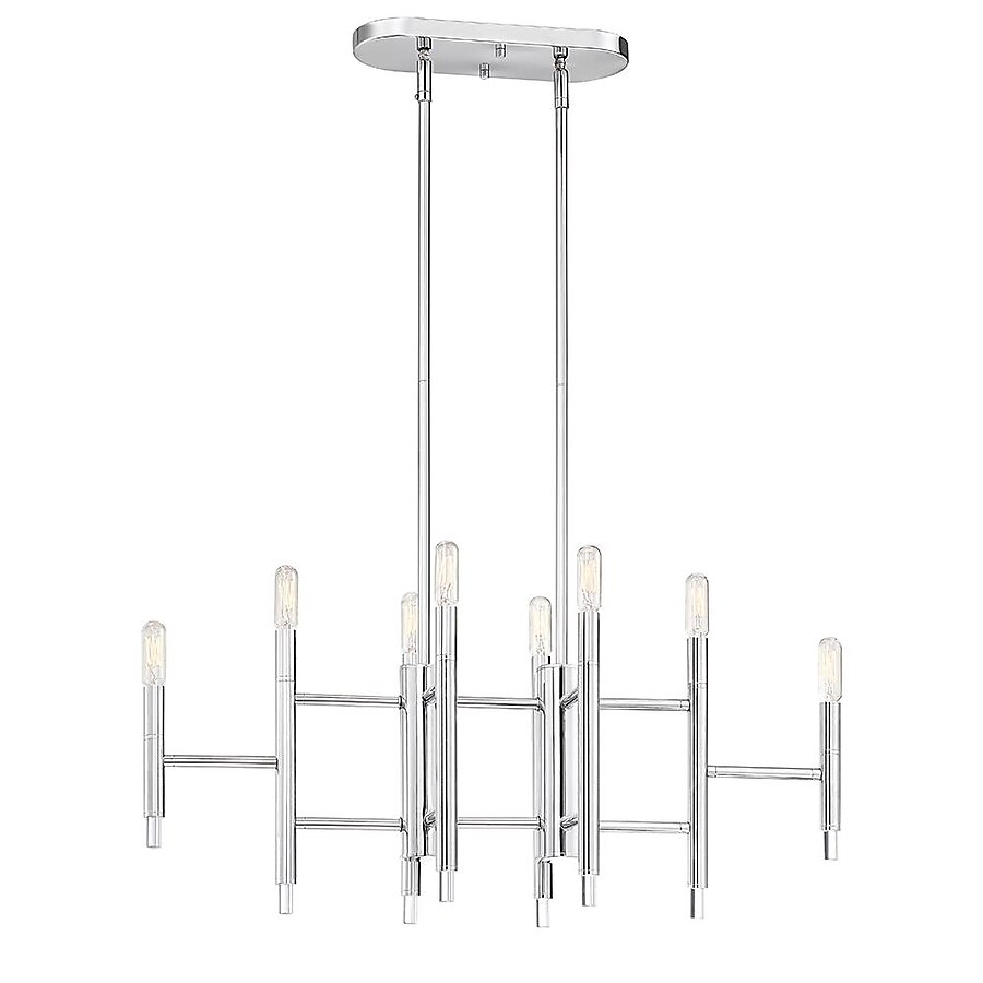 Designers Fountain Jessa Chrome Mid-century Geometric Kitchen Island Light Designers Fountain Jessa Chrome Mid-century Geometric Kitchen Island Light