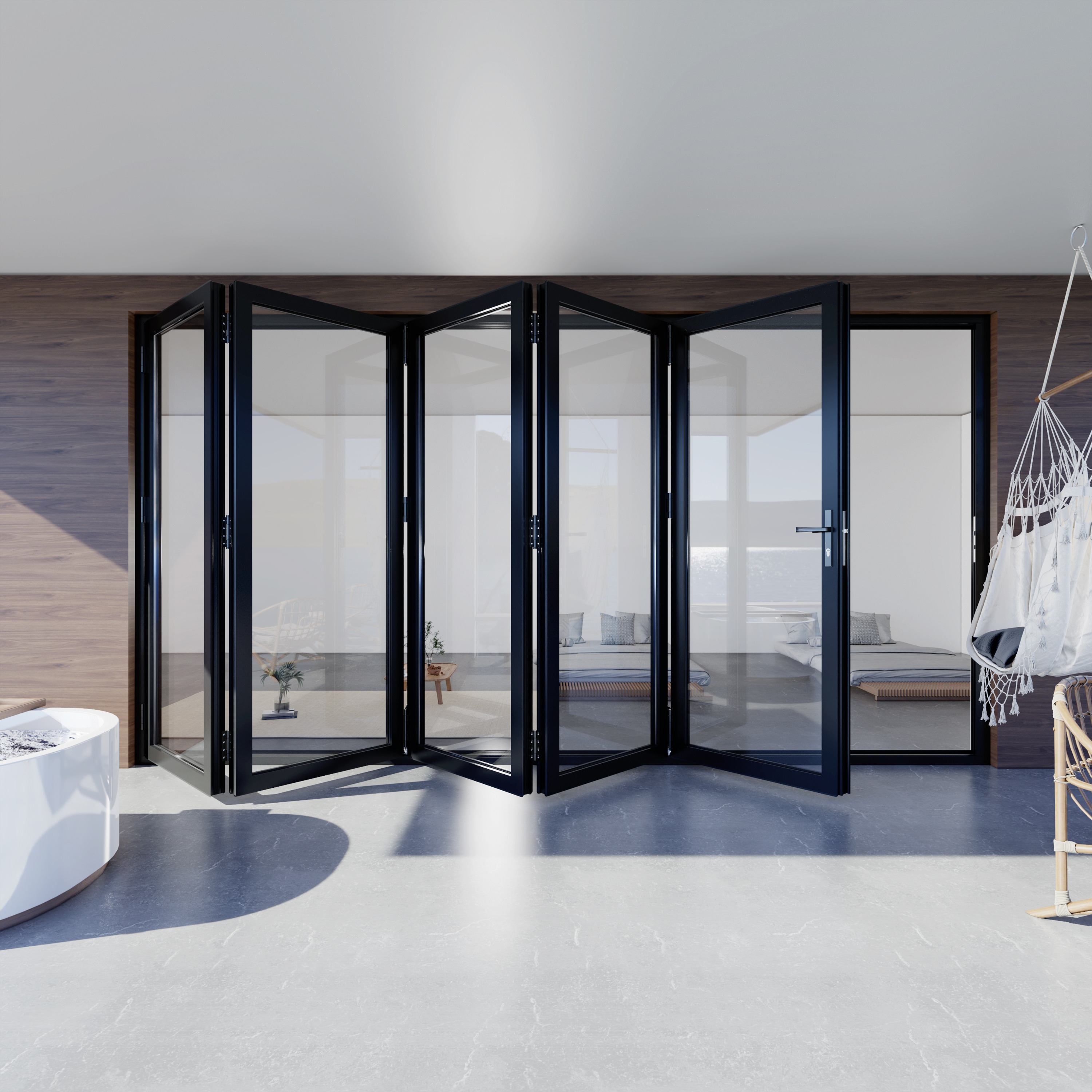KaMic FD5PBK14480-RL Patio-Doors - View #3