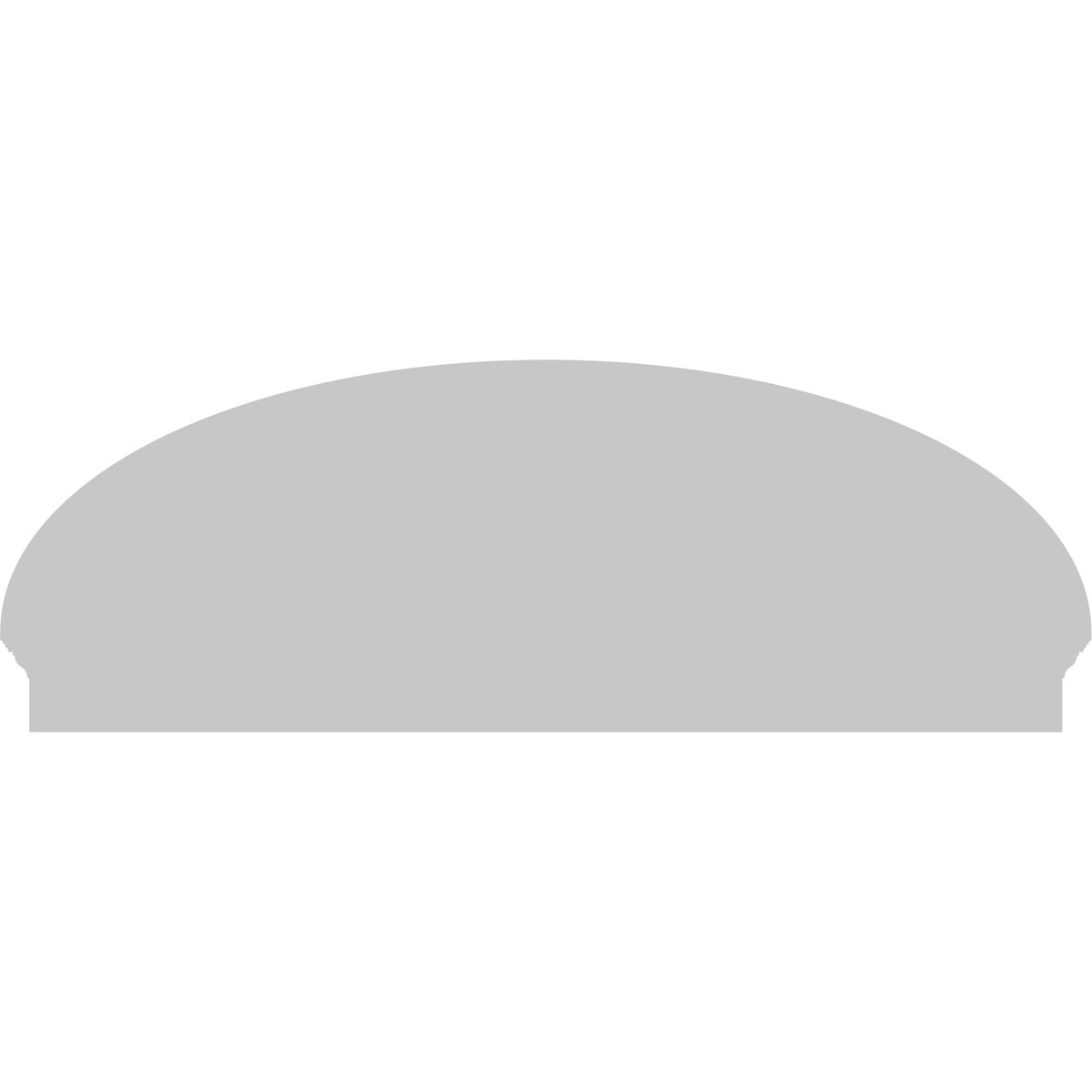 Ekena Millwork PEDPC062X225ELL04 Exterior-Window-Trim - View #5