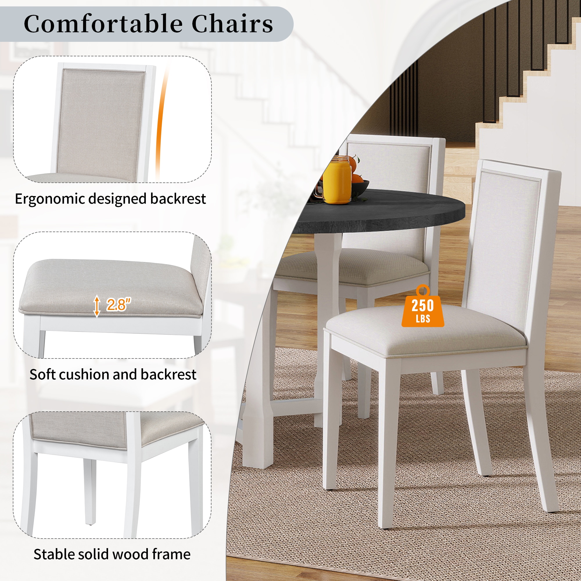 ModernLuxe L3P-ST000139AAE Dining-Sets - View #7