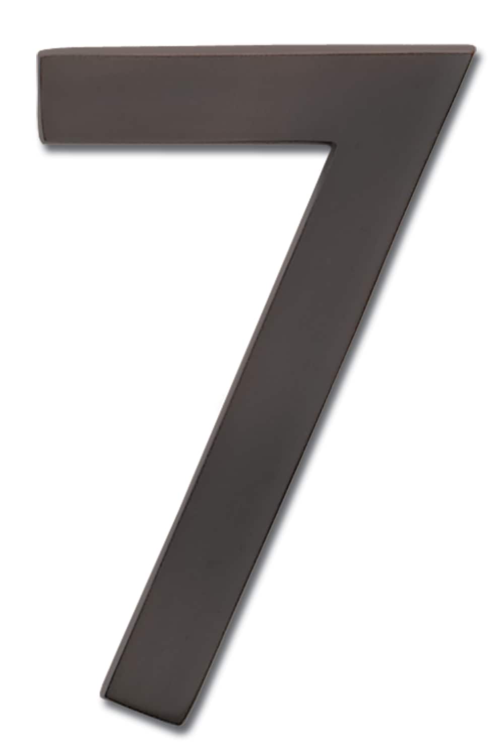 Architectural Mailboxes 3582DC-7 4-in Reflective Dark Aged Copper Number 7