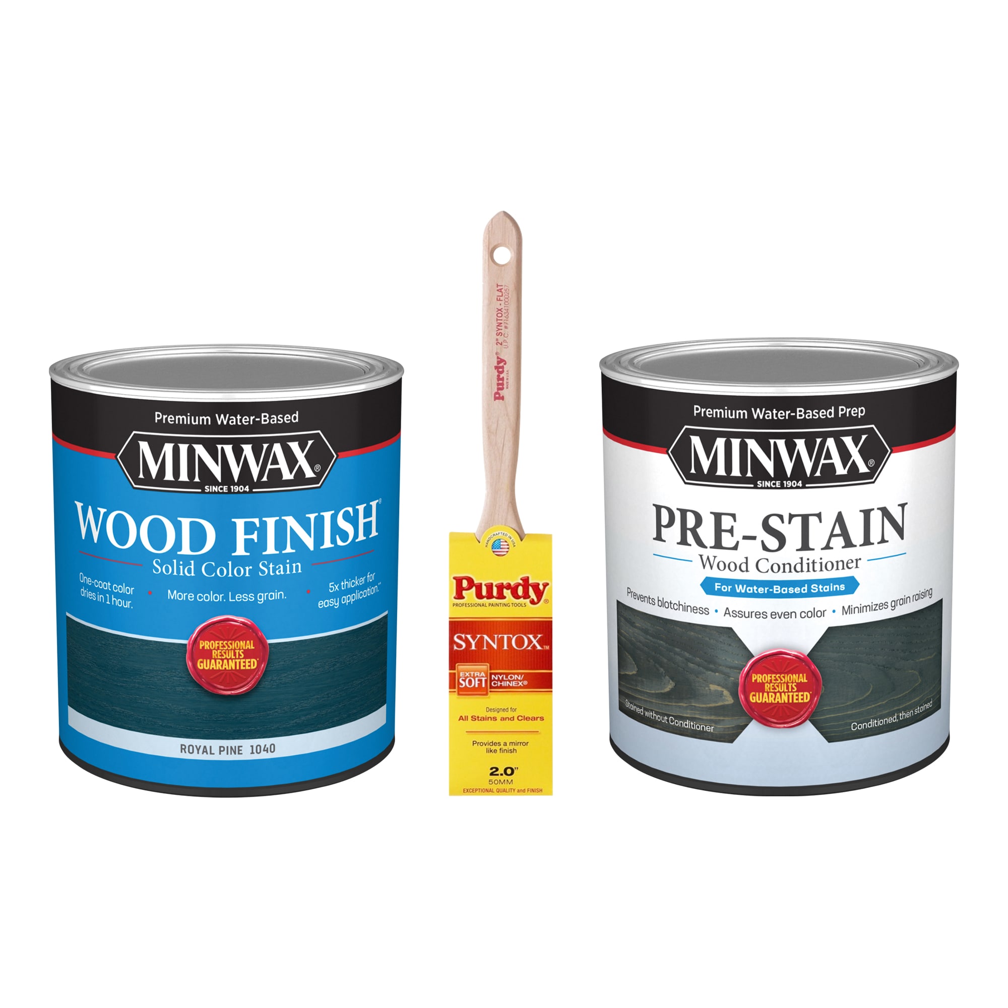 Shop Minwax Minwax Solid Royal Pine Water-Based Stain At Lowes.com