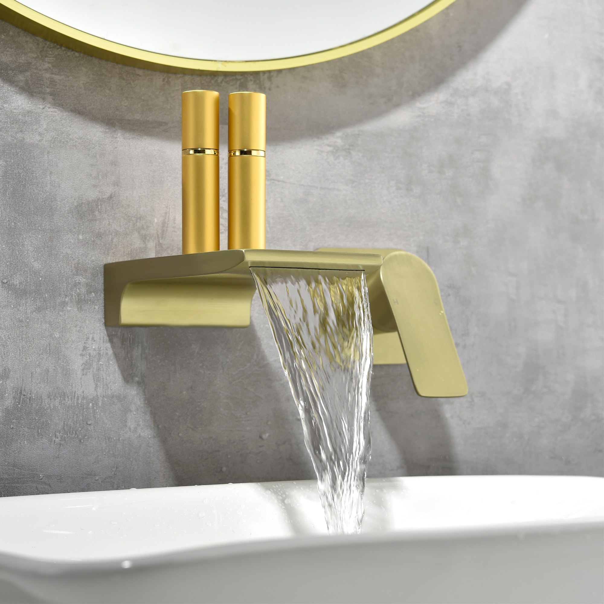 WELLFOR SMG-2410BG Roman-Tub-Faucets - View #5