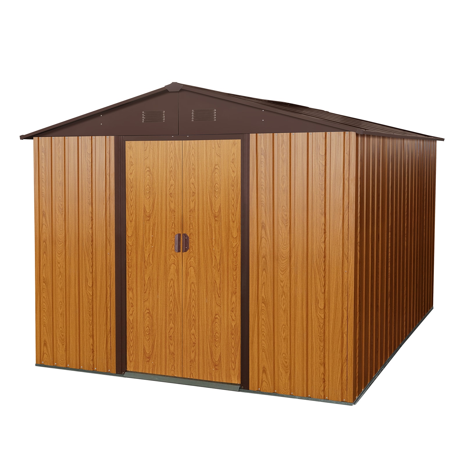 Mondawe MD-WWC00015 8-ft x 10-ft Galvanized steel Storage Shed