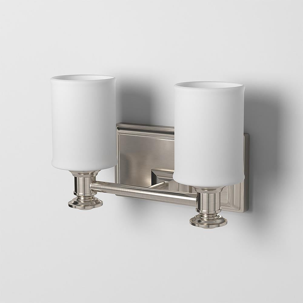 Minka Lavery 5172-84 Harbour Point 11.25-in 2 -Light Brushed Nickel Modern/contemporary Vanity light bar