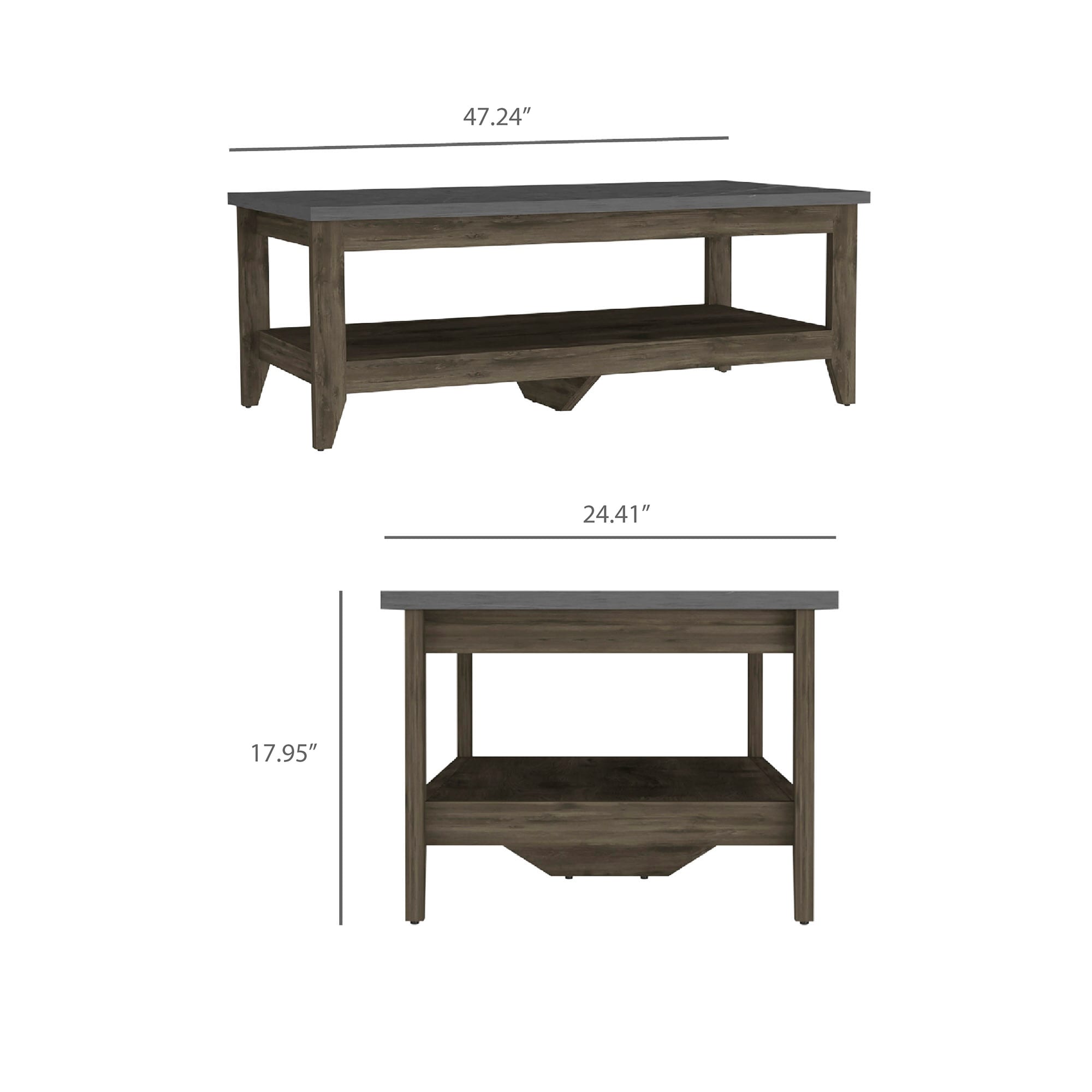 RST Brands SL-CT-12-BRNBO Coffee-Tables - View #6