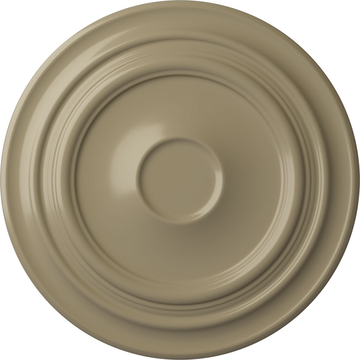 Ekena Millwork CM32GIGDF Giana 32.625-in W x 32.625-in L Painted Gobi Desert Polyurethane Whole Ceiling Medallion