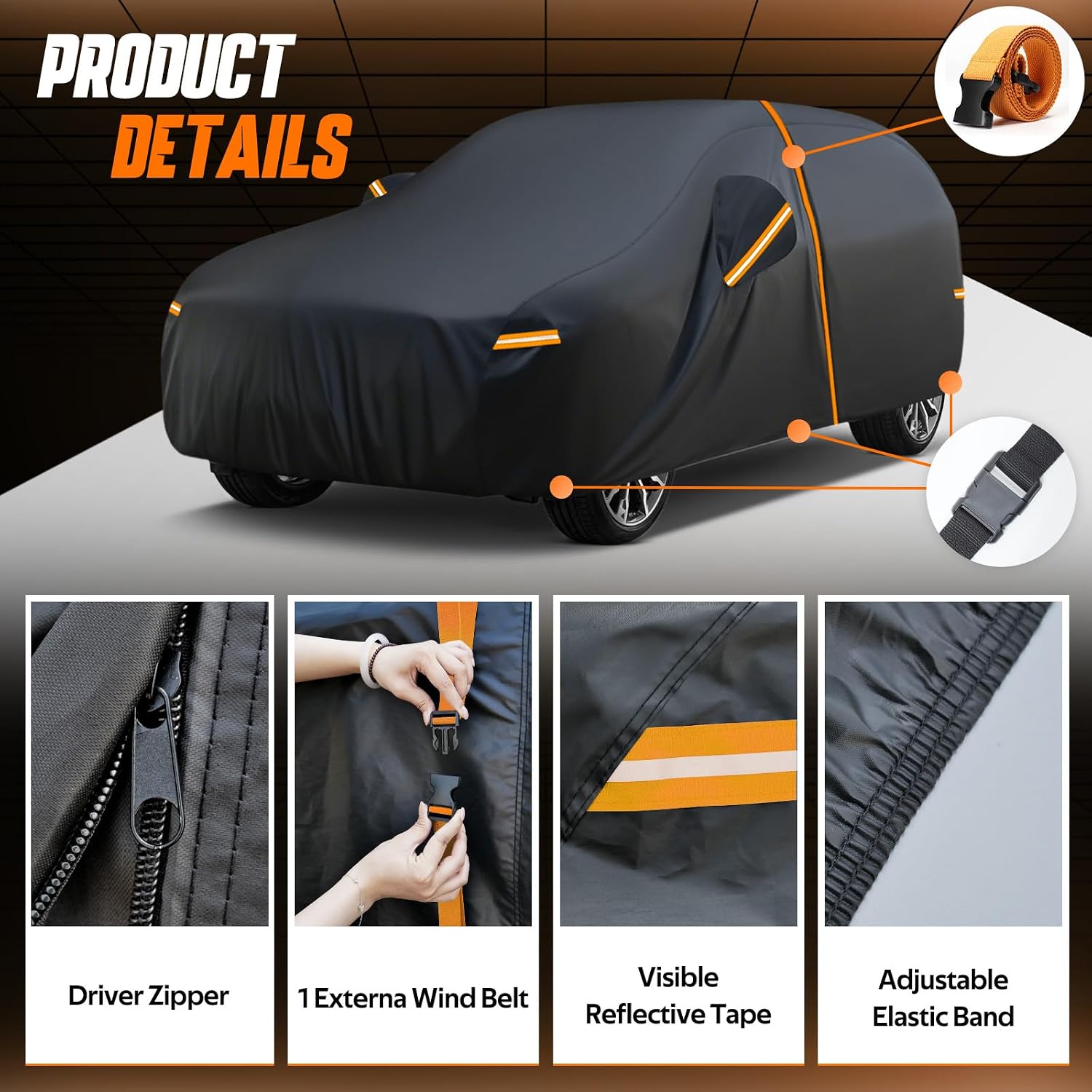 Holthly B0FLW73MQL Universal-Car-Covers - View #3