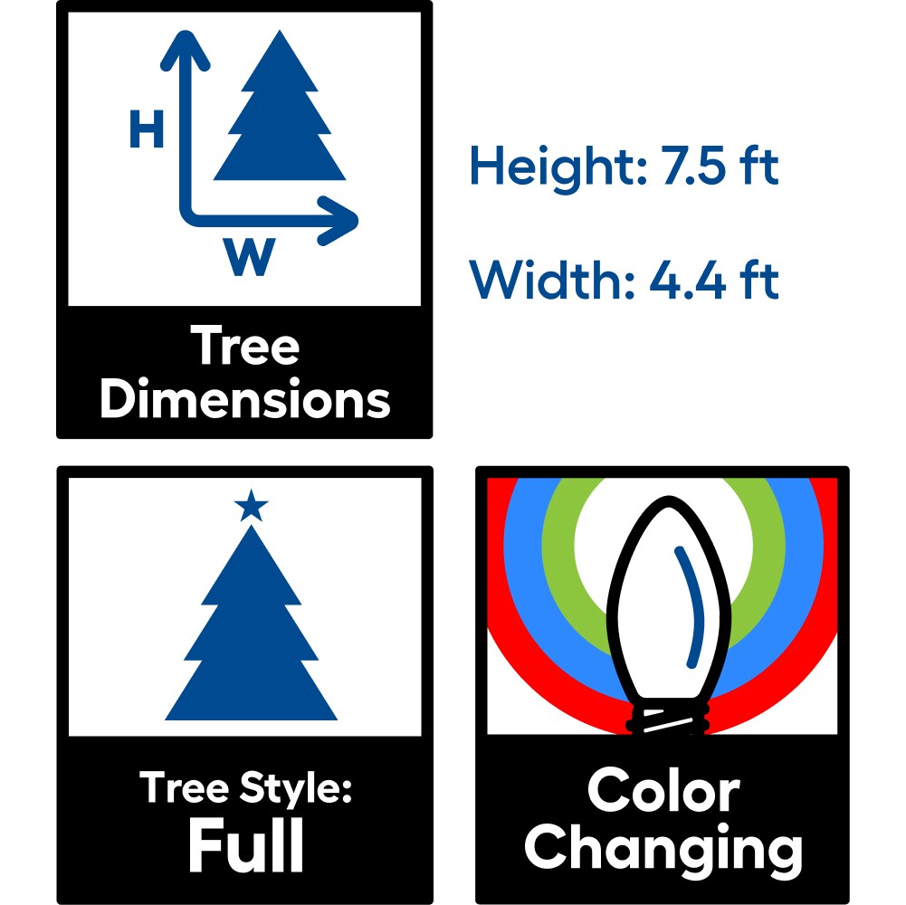 Evergreen Classics TG76P3B20P17 Artificial-Christmas-Trees - View #11