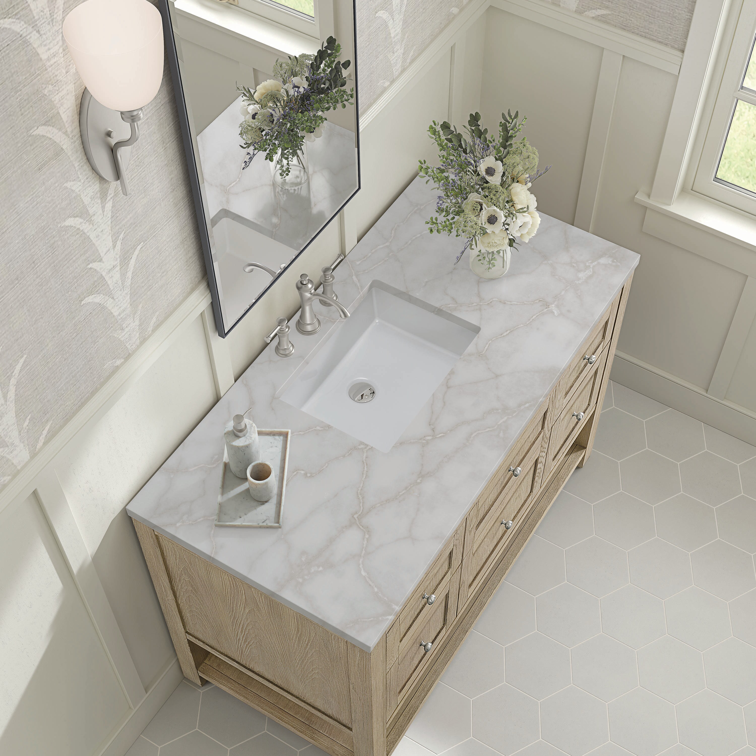 James Martin Vanities 330-V48-WWO-3VSL Bath-Vanity-Combo - View #5