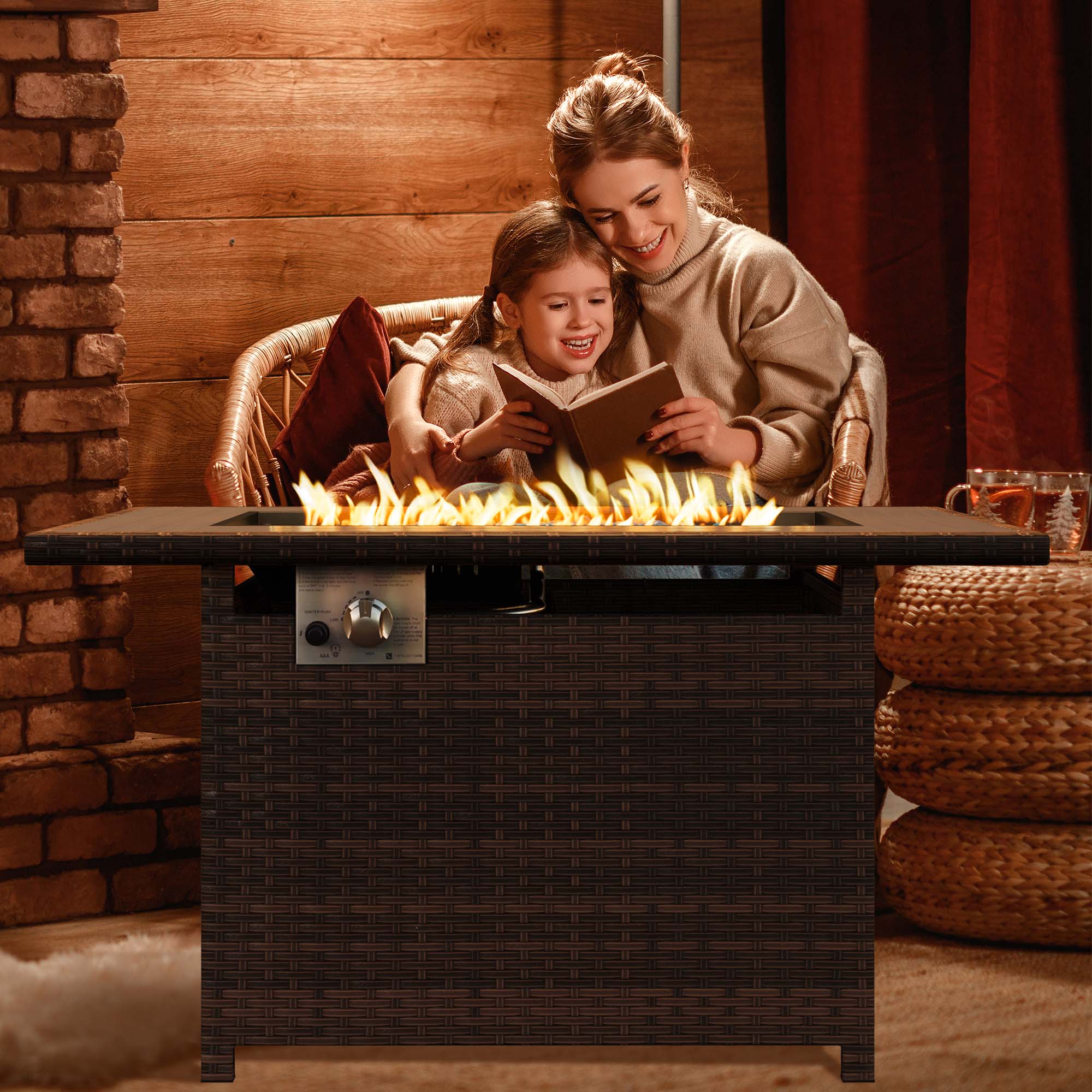 AOXUN G25005BR-1 Outdoor-Gas-Firepits - View #7