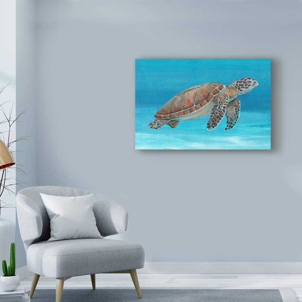 Trademark Fine Art Framed 16-in H x 24-in W Animals Print on Canvas at ...