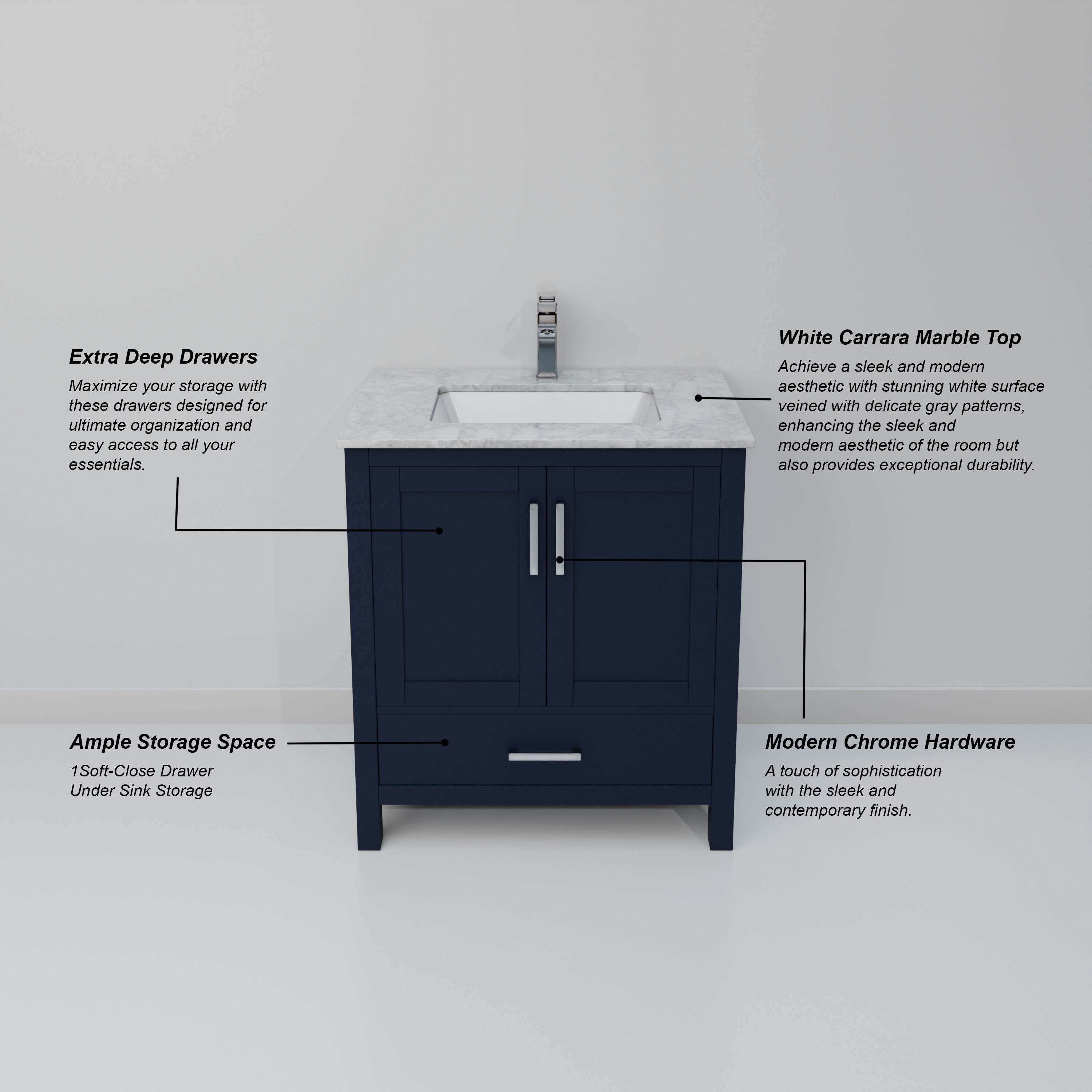 Lexora LJ342230SEDS000 Bath-Vanity-Combo - View #9