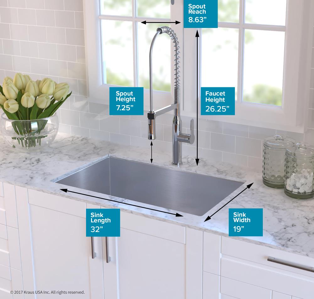 Kraus KHU100-32-1650-41CH Kitchen-Sinks - View #4