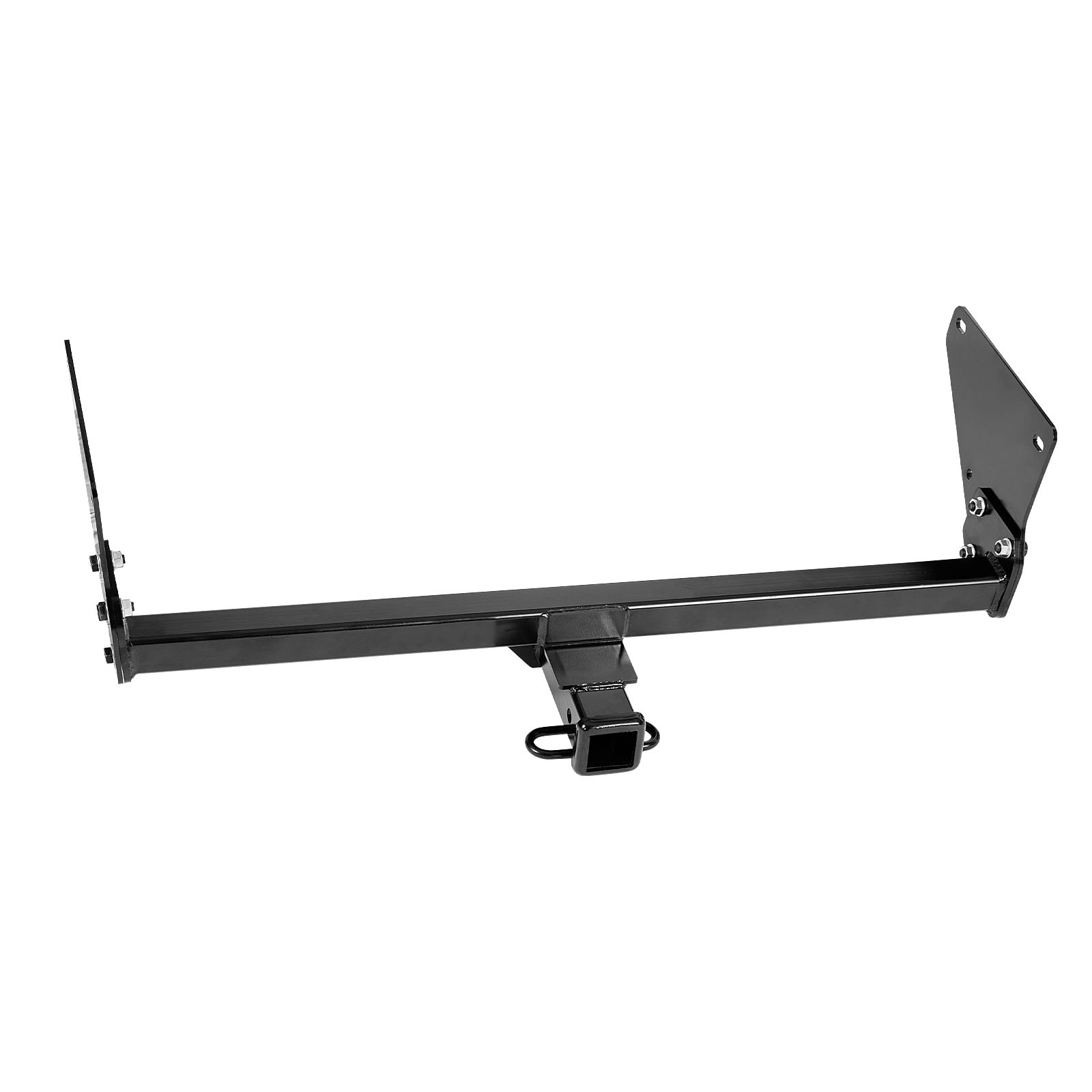 VEVOR Class 3 Trailer Hitch 2-Inch Receiver 6000 lbs Q345B Steel Tube Frame Compatible with 2020-2024 Toyota RAV4 Multi-Fit Hitch to Receive Ball Mount Cargo Carrier Bike Rack Tow Hook Black