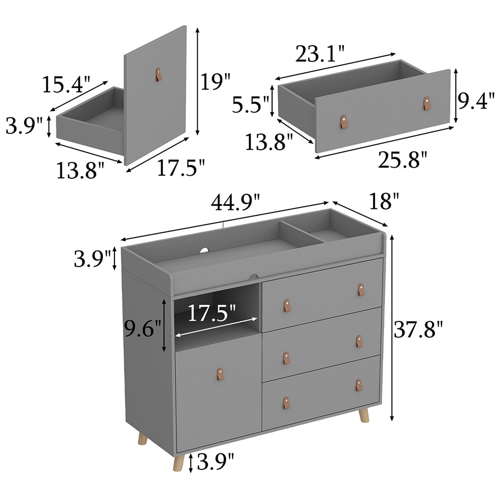 Homsee C-KF180079-04 Baby-Changing-Stations - View #15
