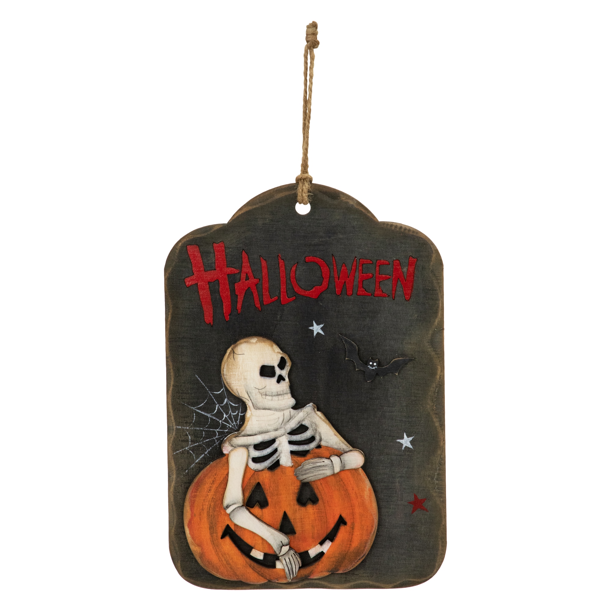 Northlight 35269843 9.75-in Hanging Jack-o-lantern Sign