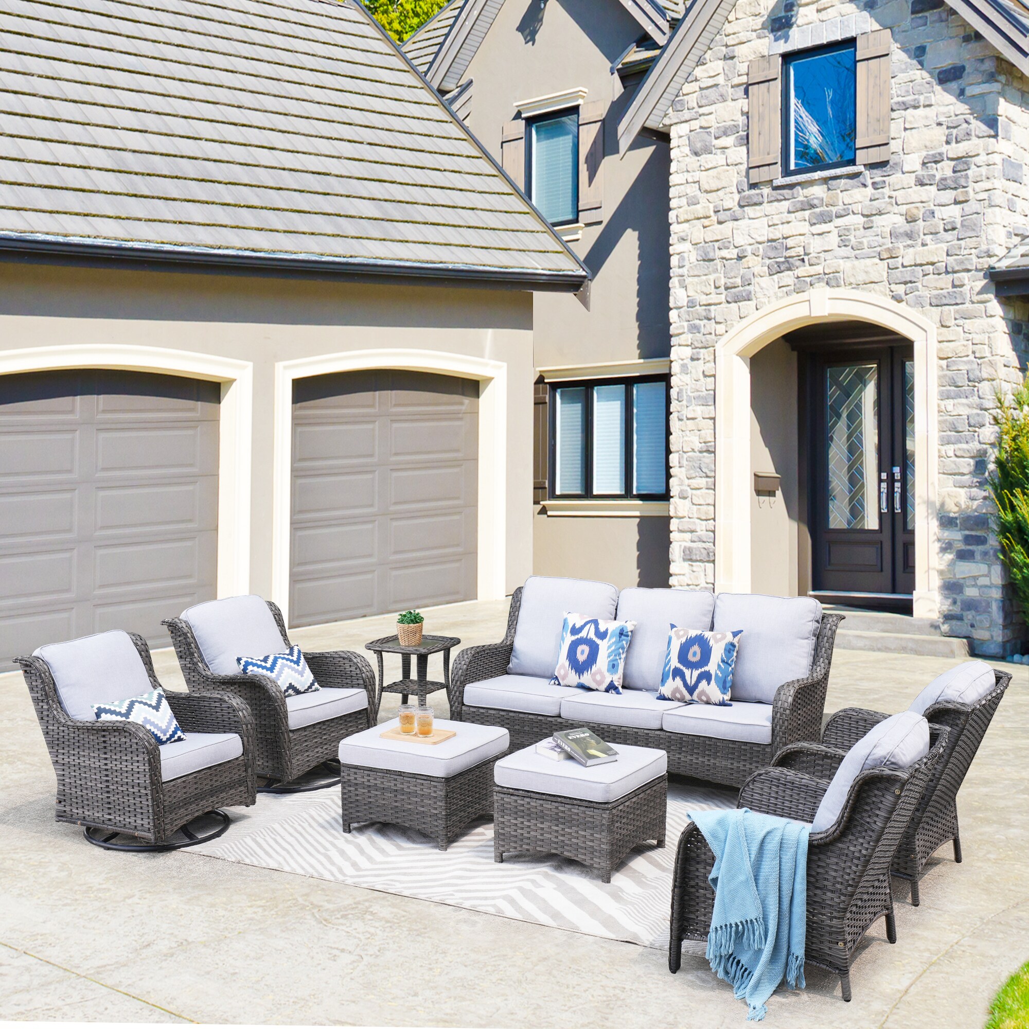 XIZZI GXCTRC4184 Patio-Conversation-Sets - View #2