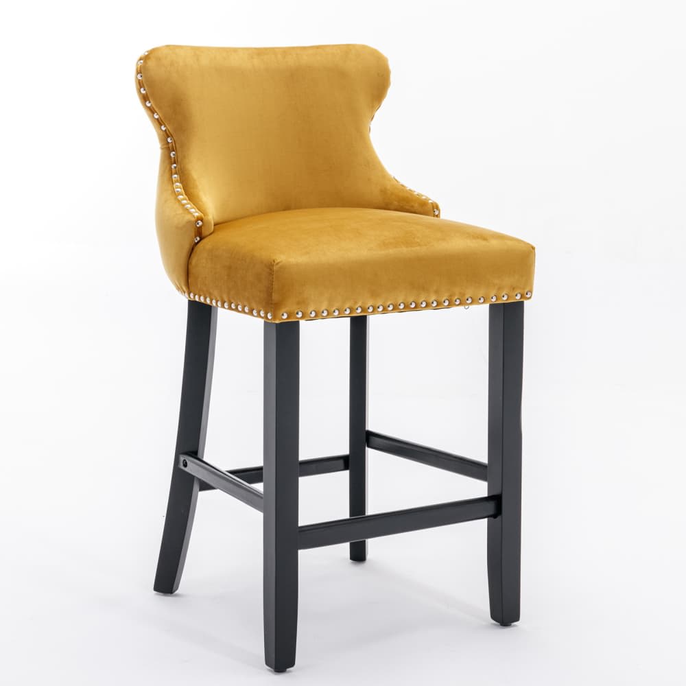 Maison Boucle DAXA-COUNTER-YELLOW stools - View #3