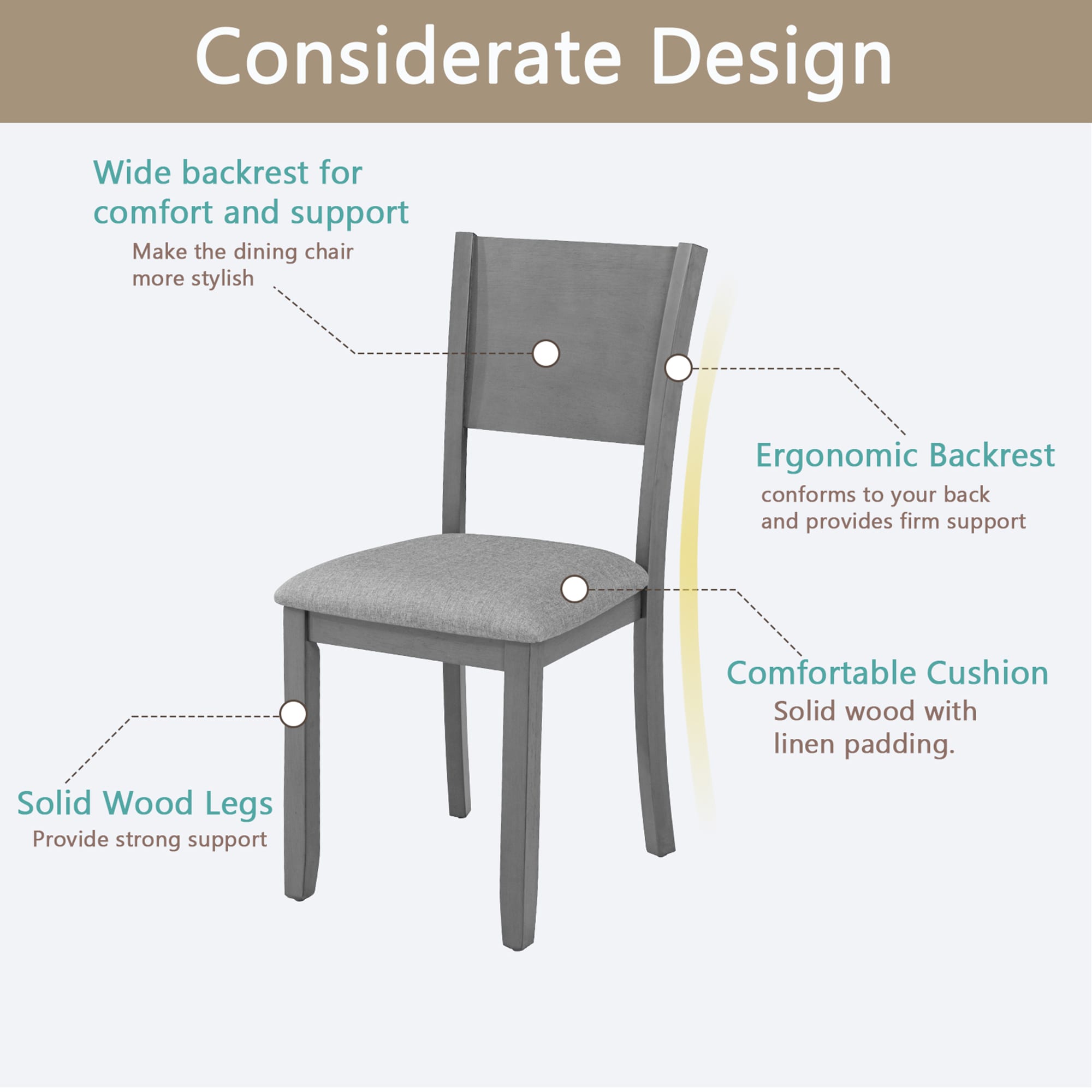 Bybafun YA6100109 Dining-Chairs - View #5