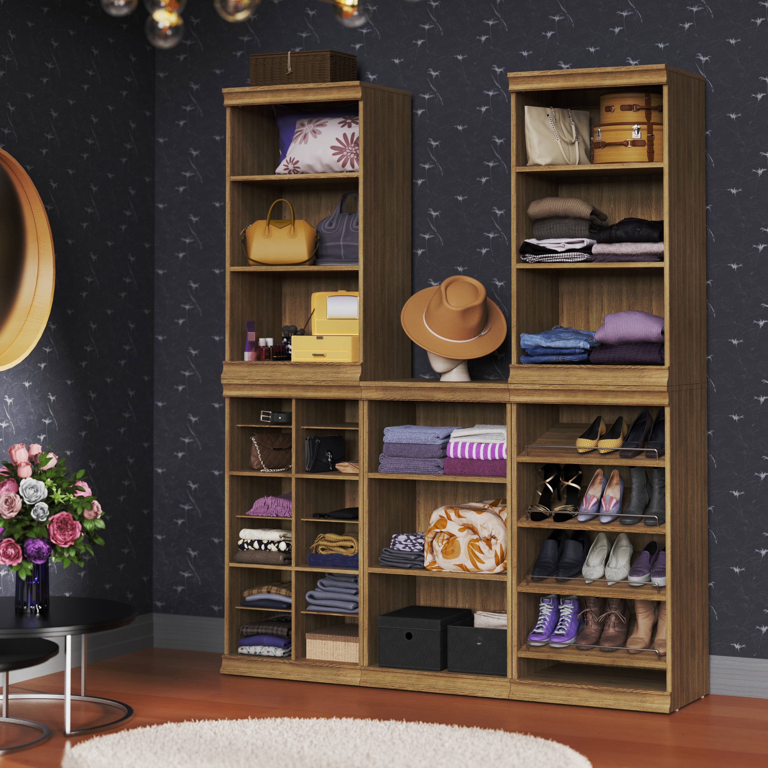 ClosetMaid  Sand Modular Closet Stackable Storage Collection