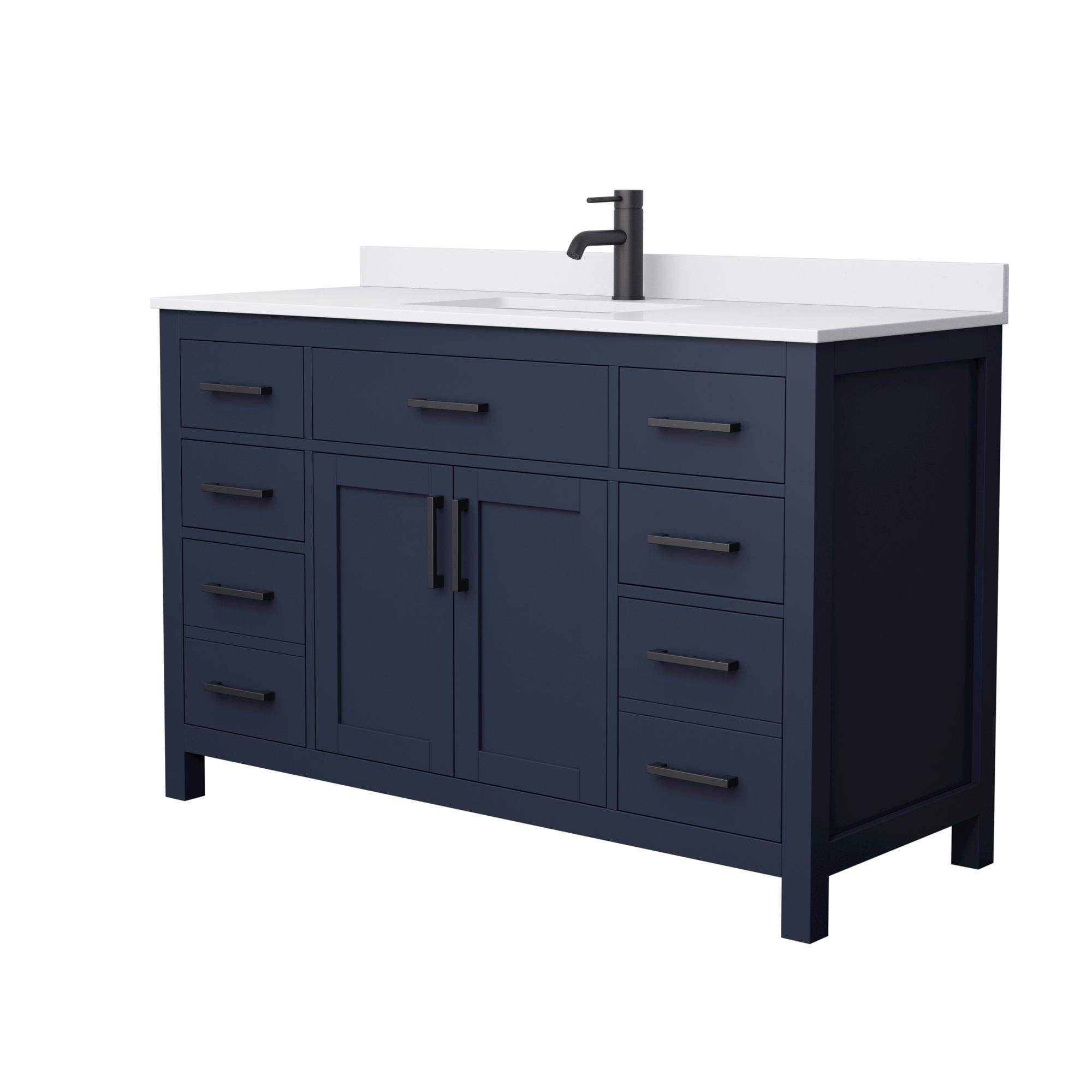 Wyndham Collection WCG242454SBBWCUNSMXX Bath-Vanity-Combo - View #2