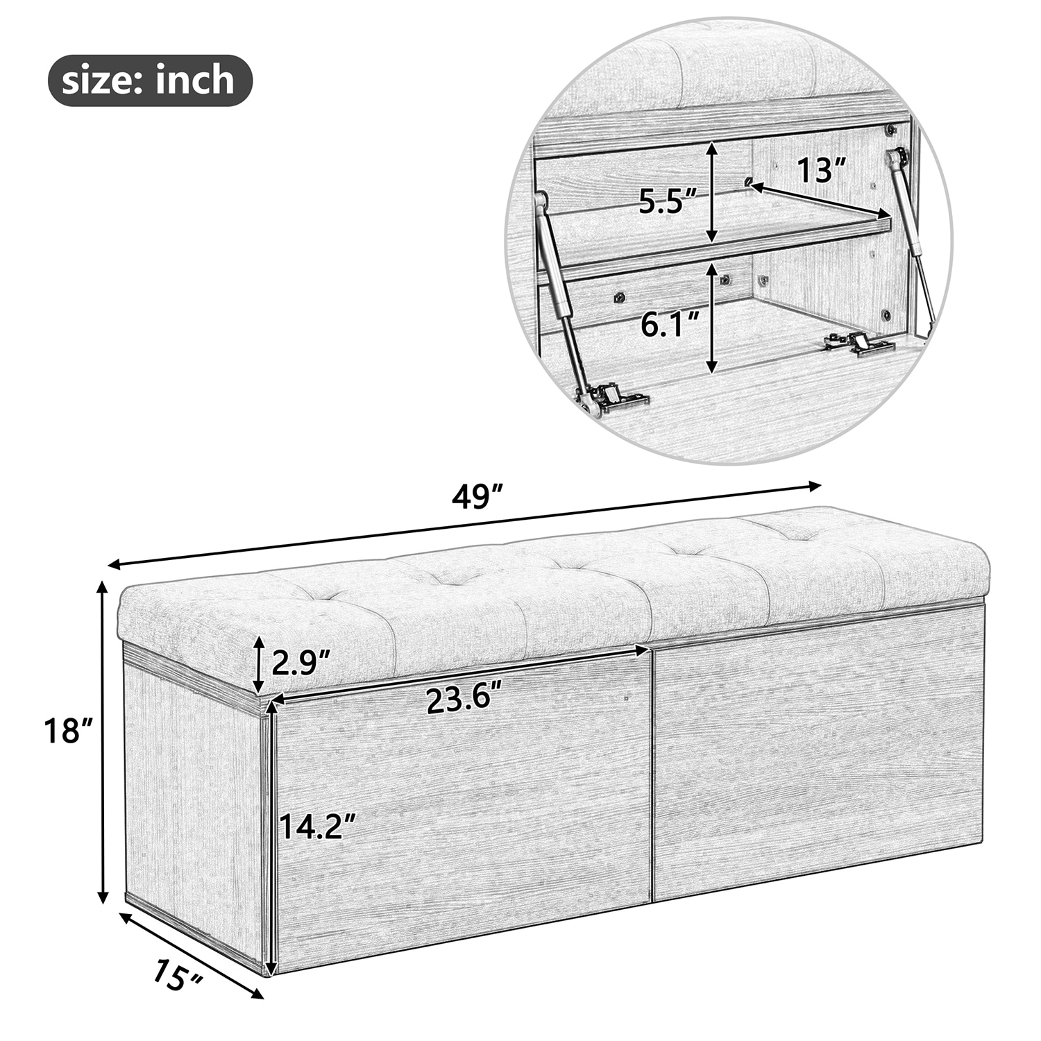 Mondawe MO-OR9586E bench - View #17