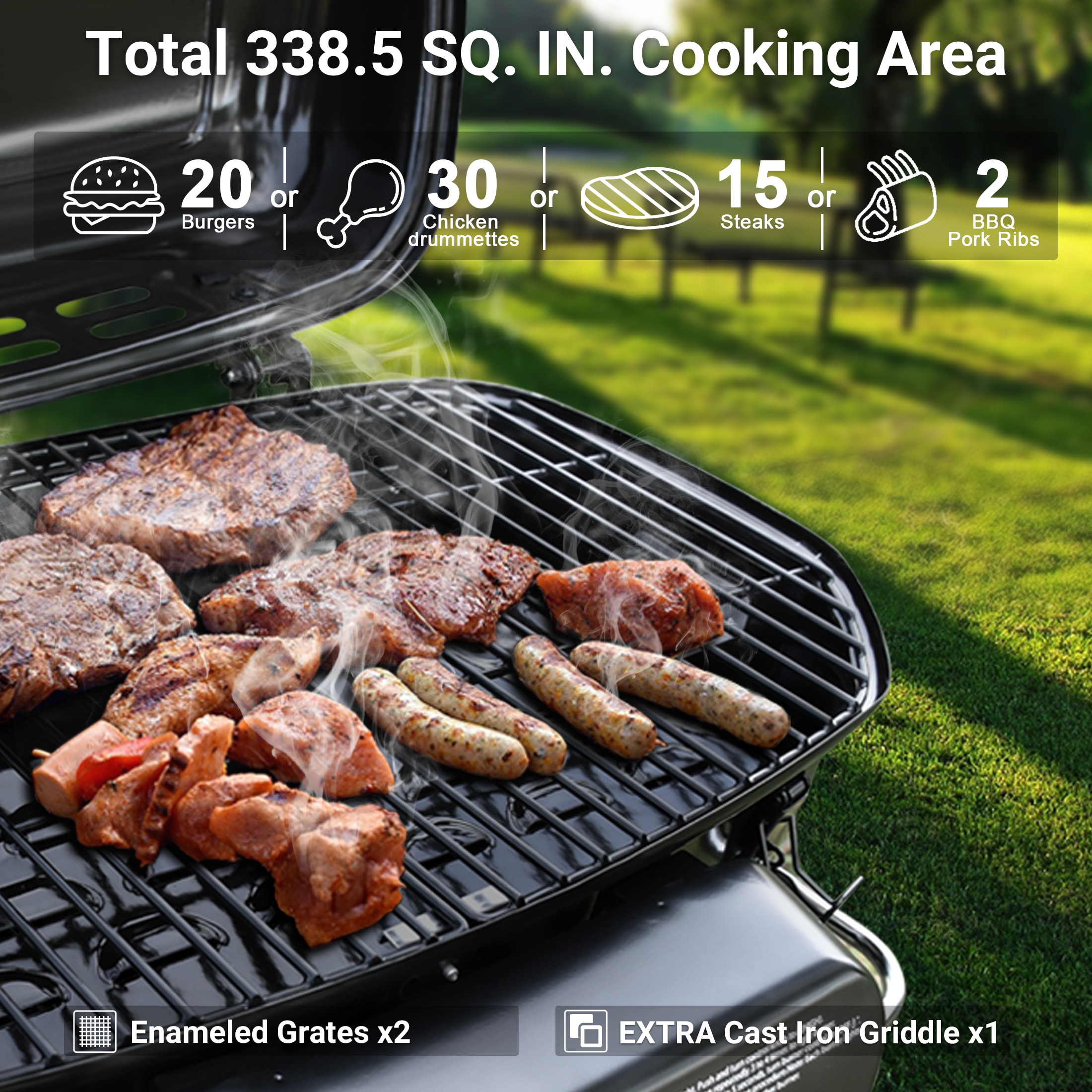 Brand-Man Grills BMROADIE-2B Gas-Grill - View #2