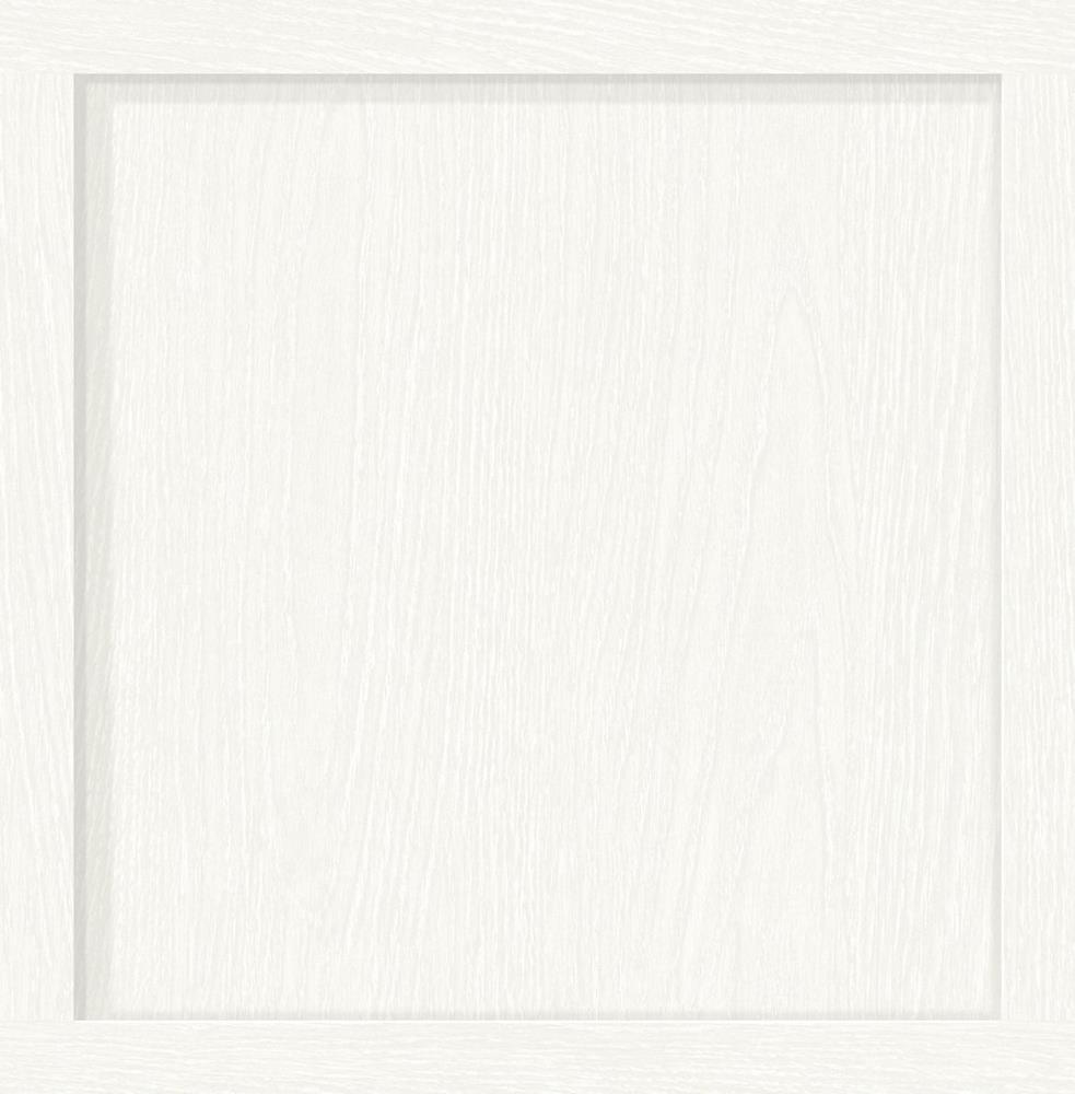 Stacy Garcia Home SG10700 Sojourn 30.75-Sq. Feet Dove White Vinyl Wood Self-adhesive Peel and Stick Wallpaper