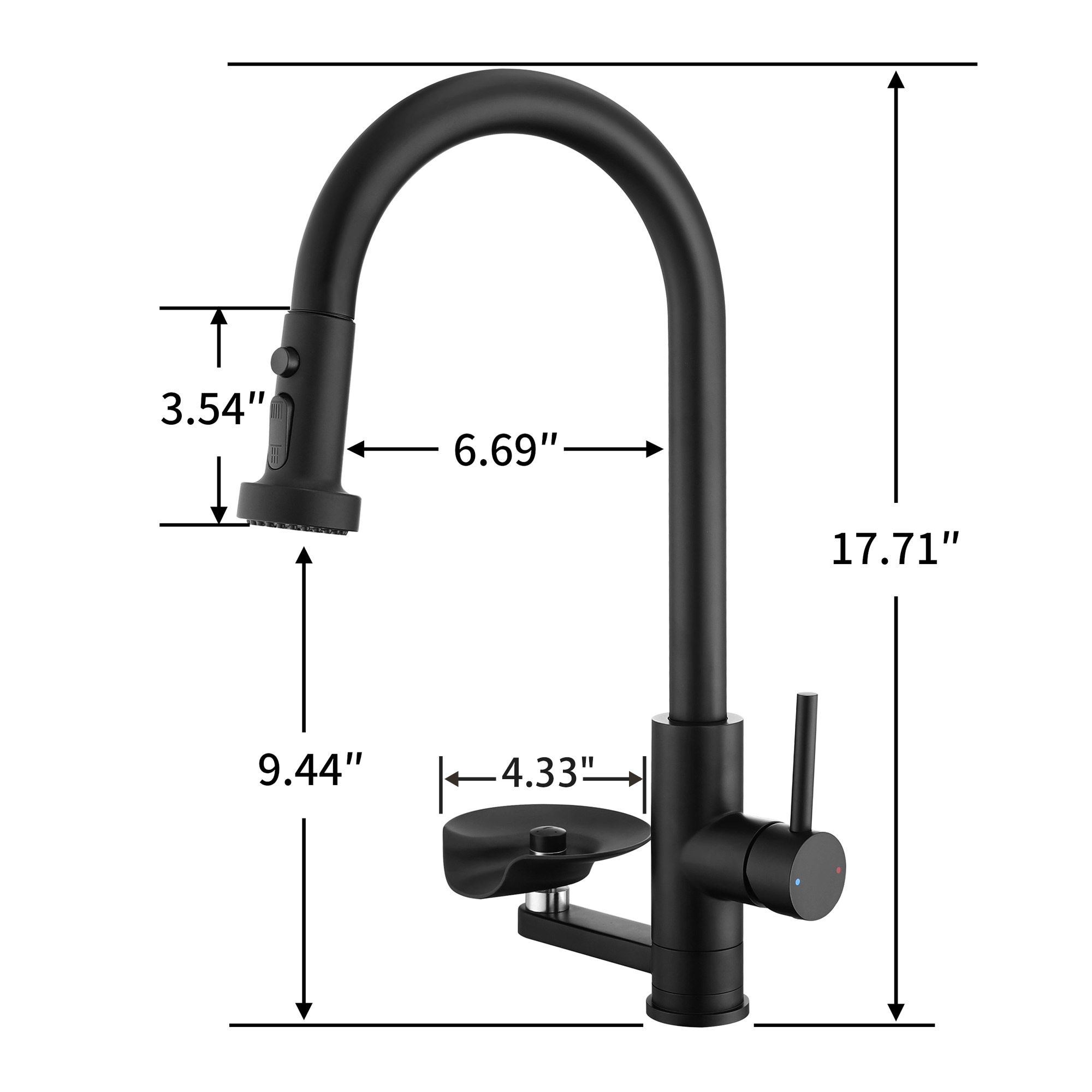 CASAINC RB0762-WE Kitchen-Faucets - View #3