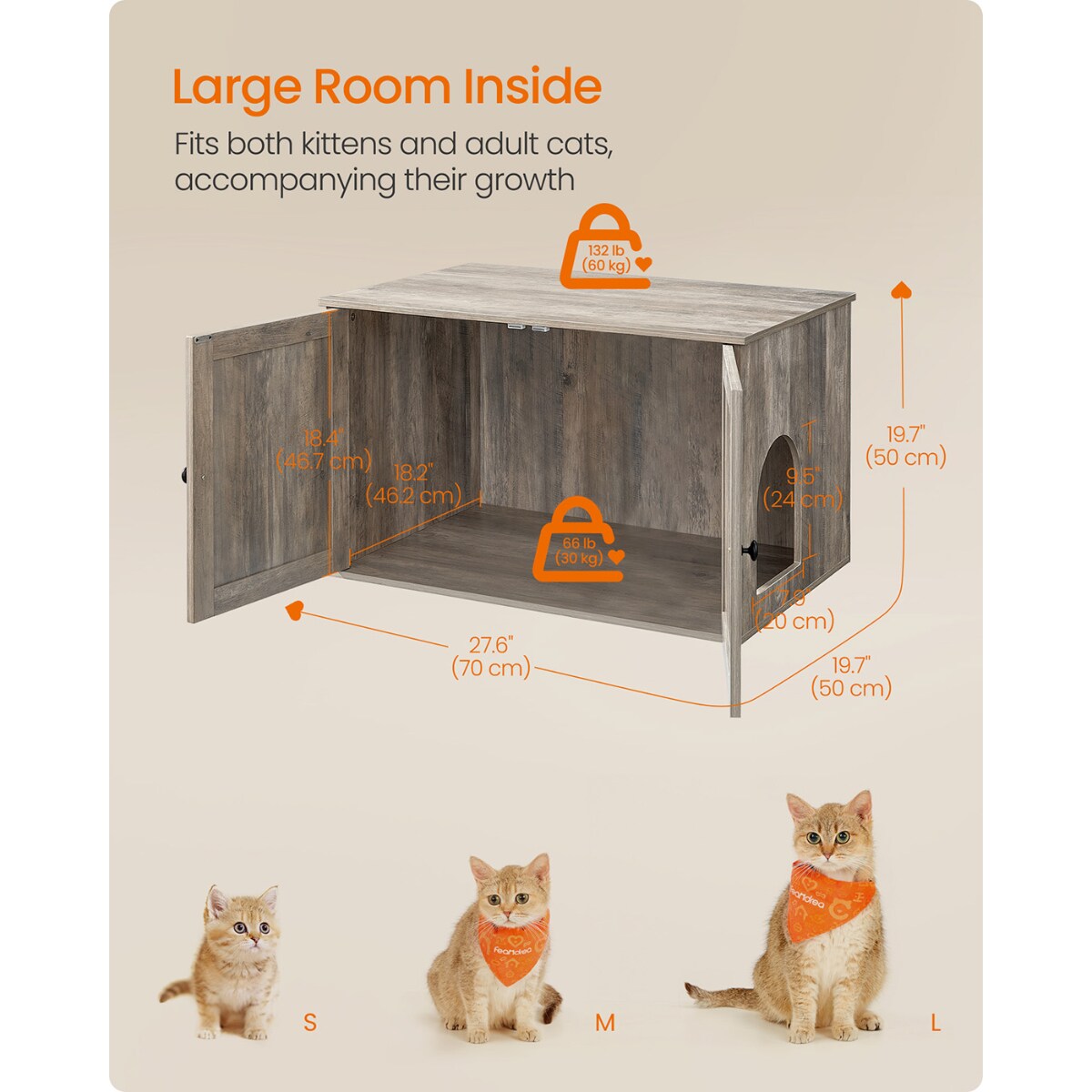 Slickblue D-SM-10K220LCPU Cat-Litter-Box - View #5