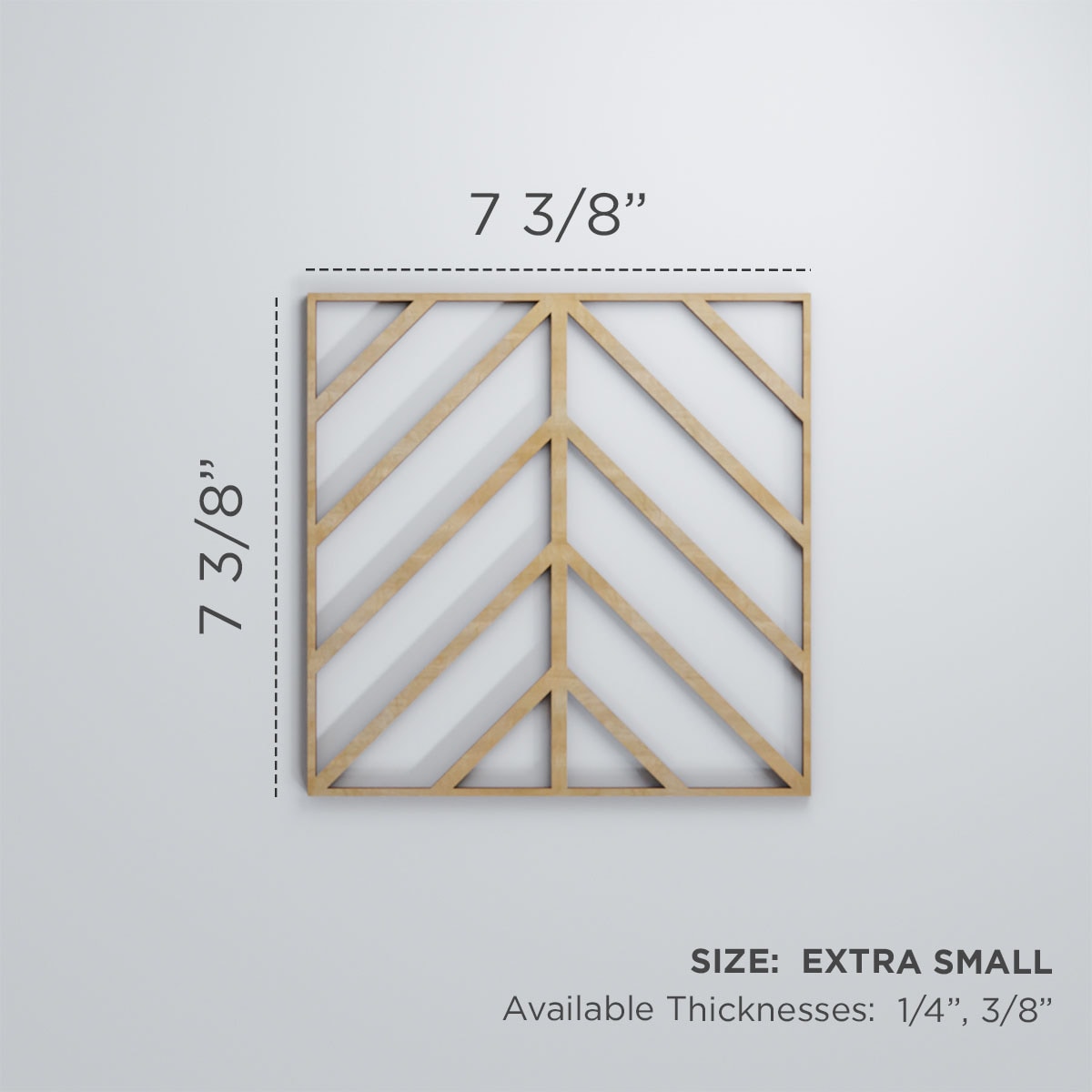 Ekena Millwork WALW08X08X0375GNARO Wall-Panels - View #3