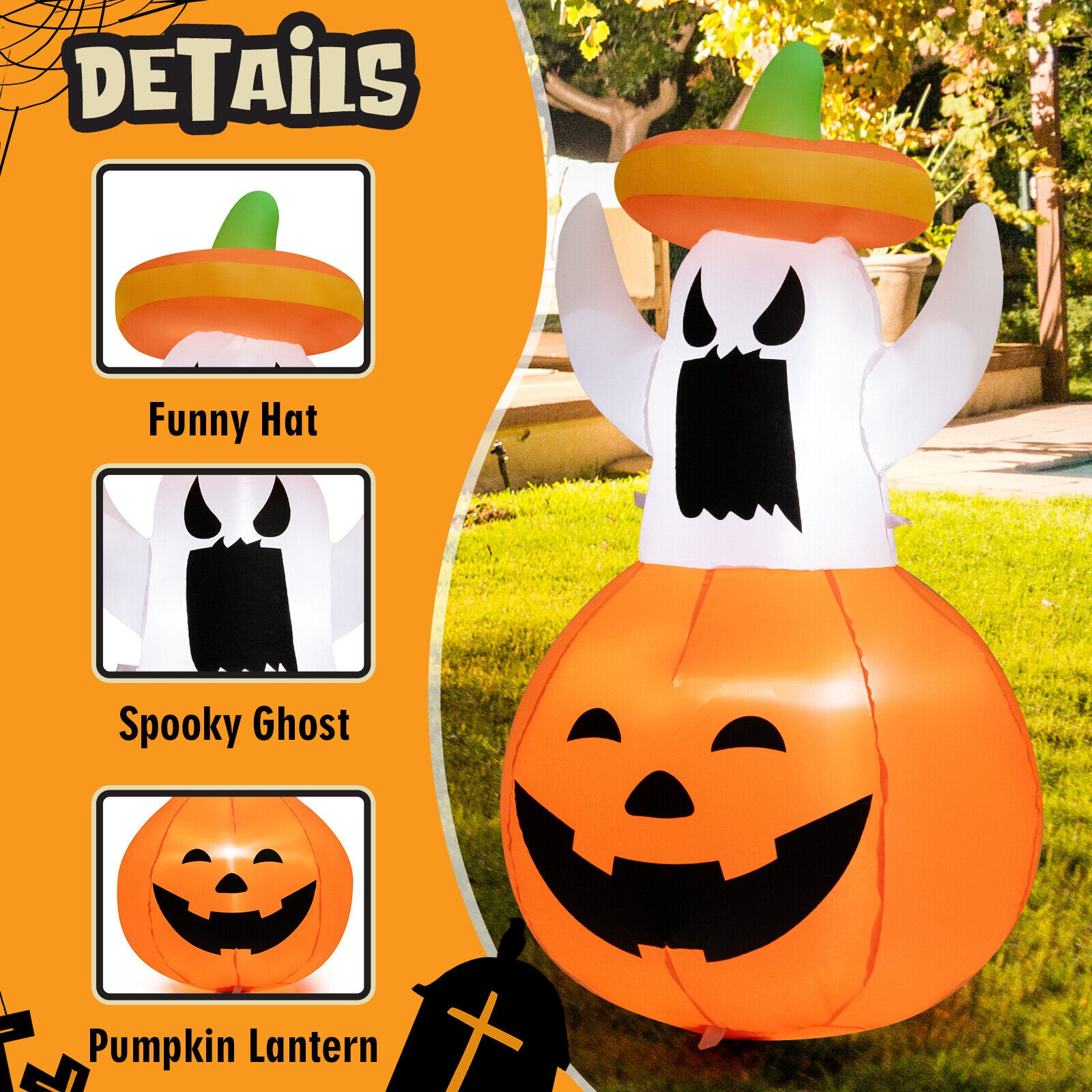 WELLFOR HYG24012US Outdoor-Halloween-Decor - View #9