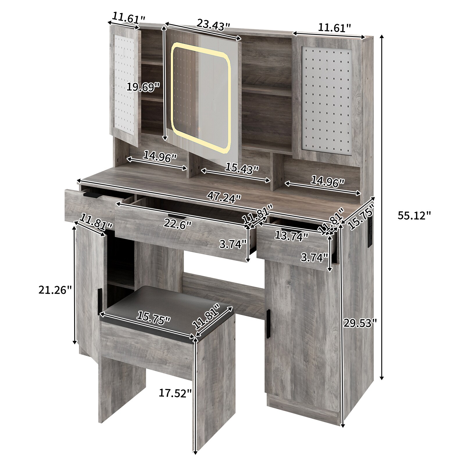 Outopee LO1G52005624 Bedroom-Vanities - View #3