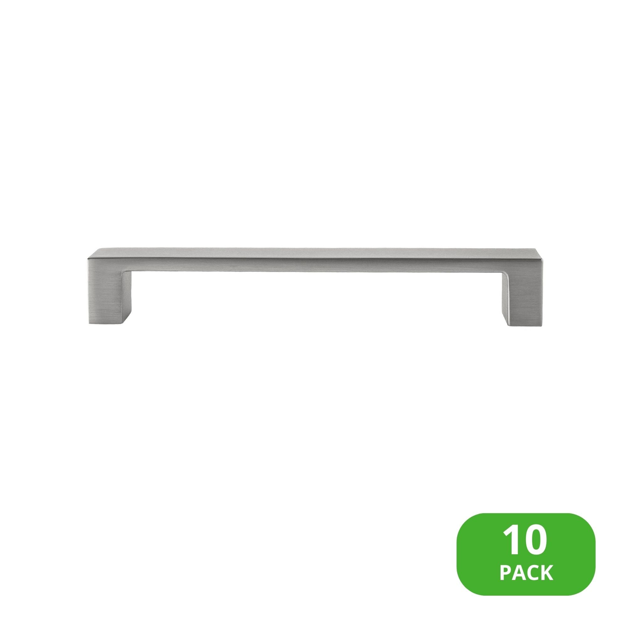 Sumner Street Home Hardware RL022399 Redmond 5-1/4-in , Satin Nickel Square Bar 10 -Pack