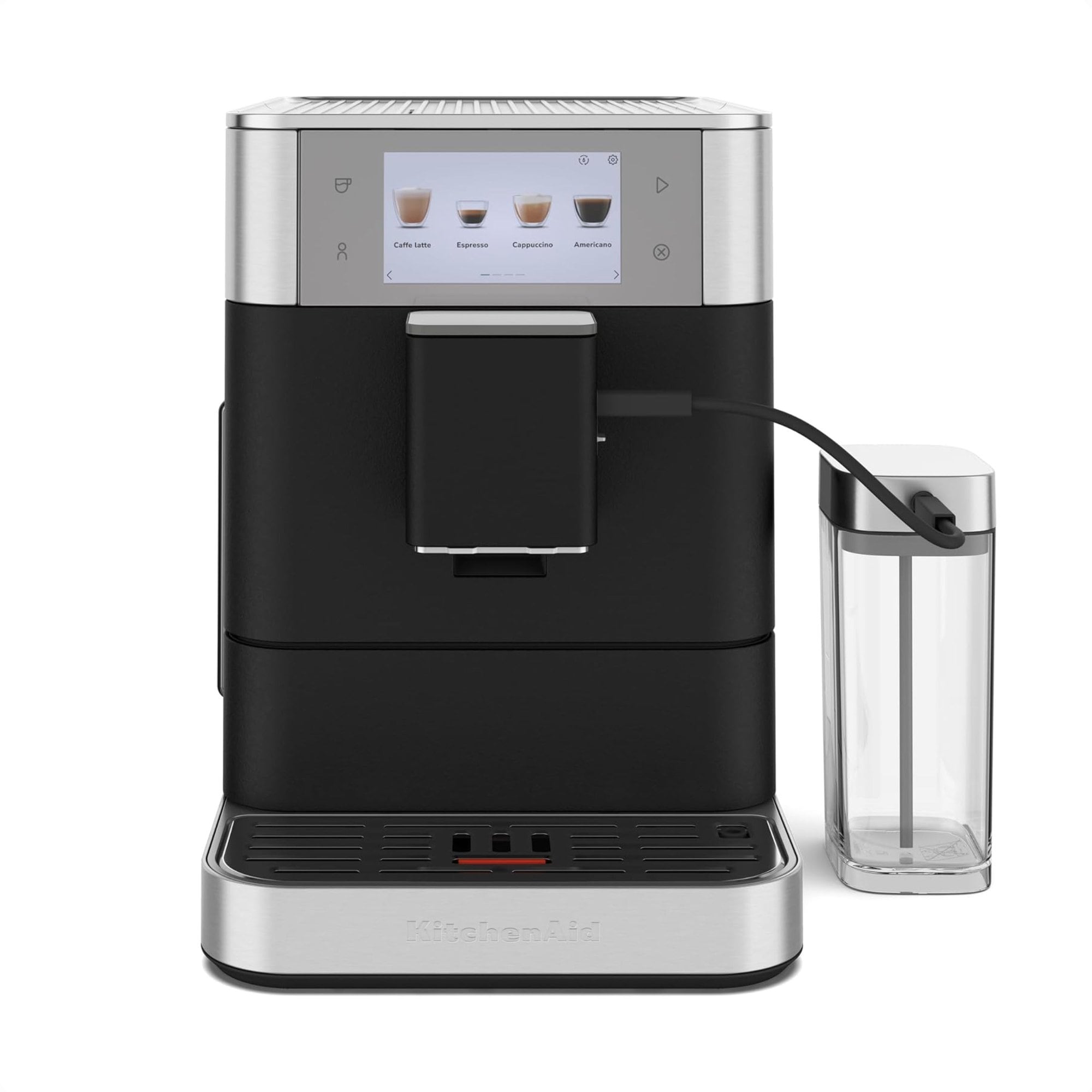 KitchenAid - Super automatic Stainless steel Programmable Espresso Machine with Drip Tray ( Cast ...