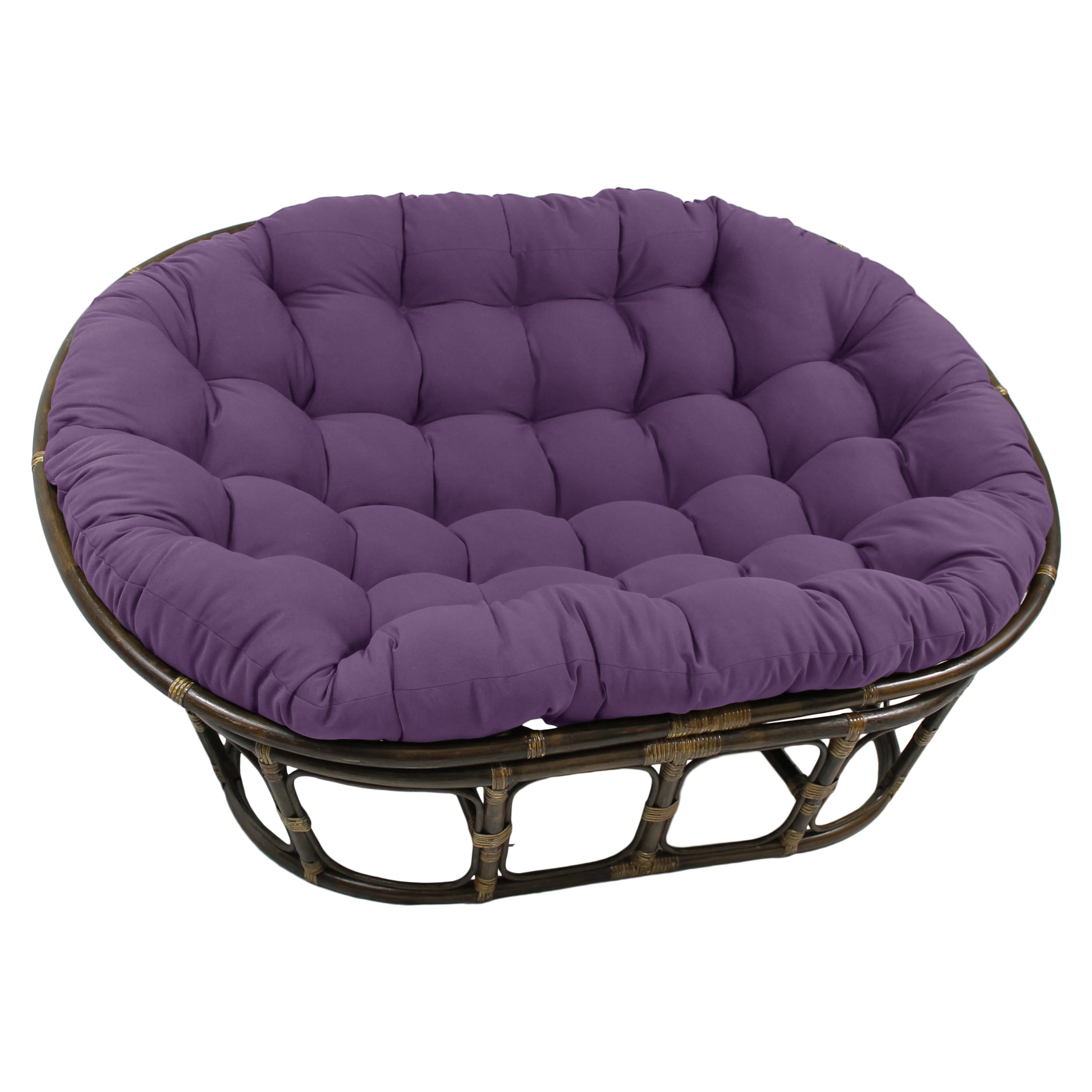 Folding double papasan discount chair